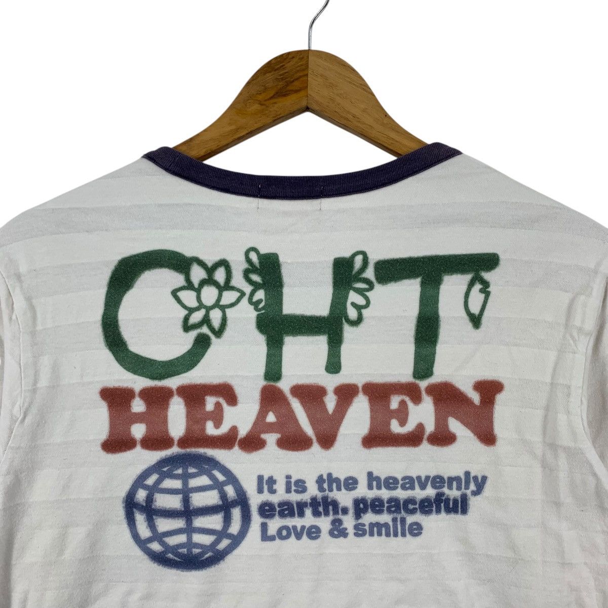 Vintage Vintage SAVE the WORLD By Kriff Mayer Logo Print White Shirt Size US M / EU 48-50 / 2 - 6 Thumbnail