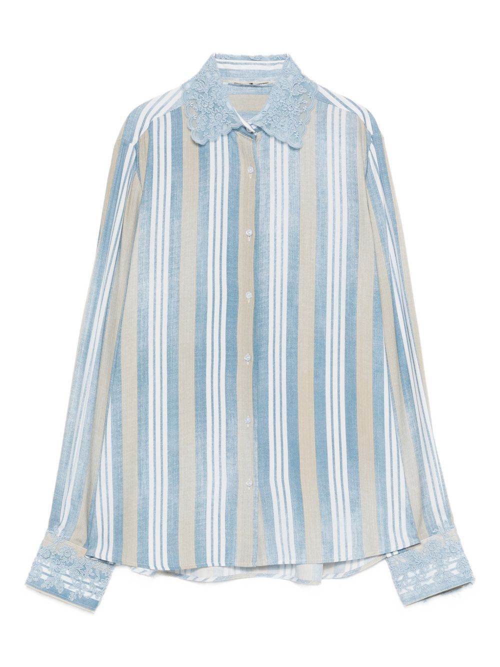 Ermanno Scervino STRIPED SHIRT Size M / US 6-8 / IT 42-44 - 1 Thumbnail