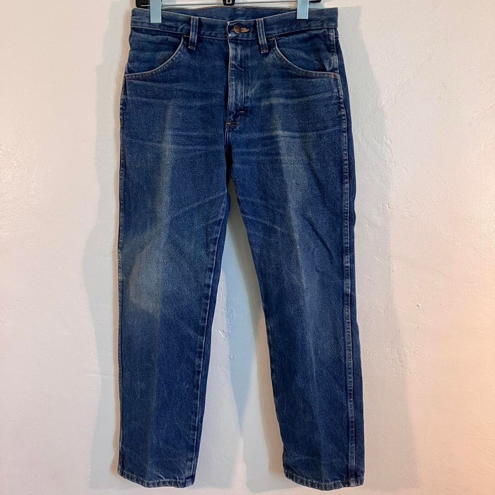 Rustler × Vintage Vintage Y2K Rustler Faded Denim Blue Jeans Western Cowboy Size US 31 - 1 Thumbnail