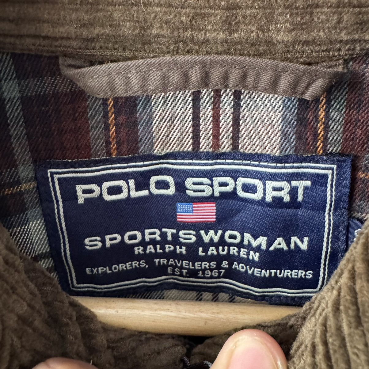 Polo Ralph Lauren Vintage Polo Sports Multi-Pocket Waxed Jacket Size US M / EU 48-50 / 2 - 5 Thumbnail