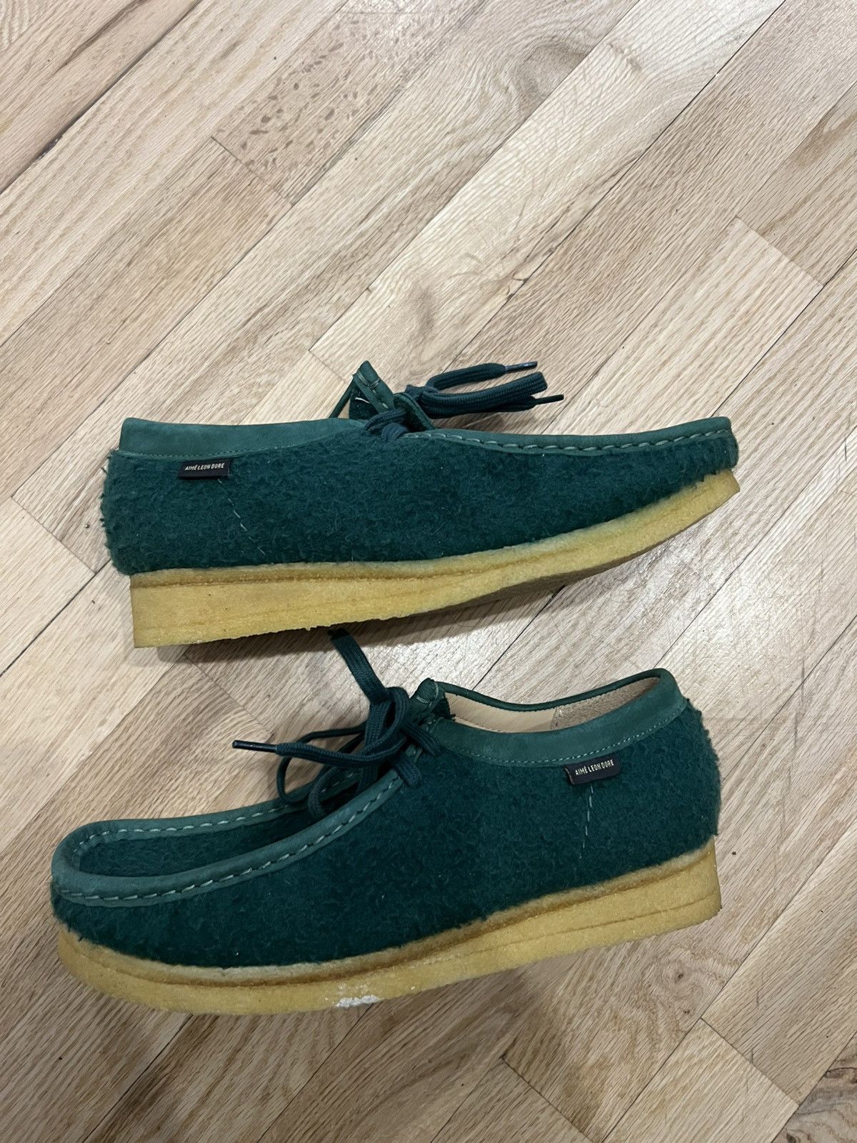 Aime Leon Dore × Clarks Clarks x Aime Leon Dore Green Casentino Wool Size US 8 / EU 41 - 1 Thumbnail