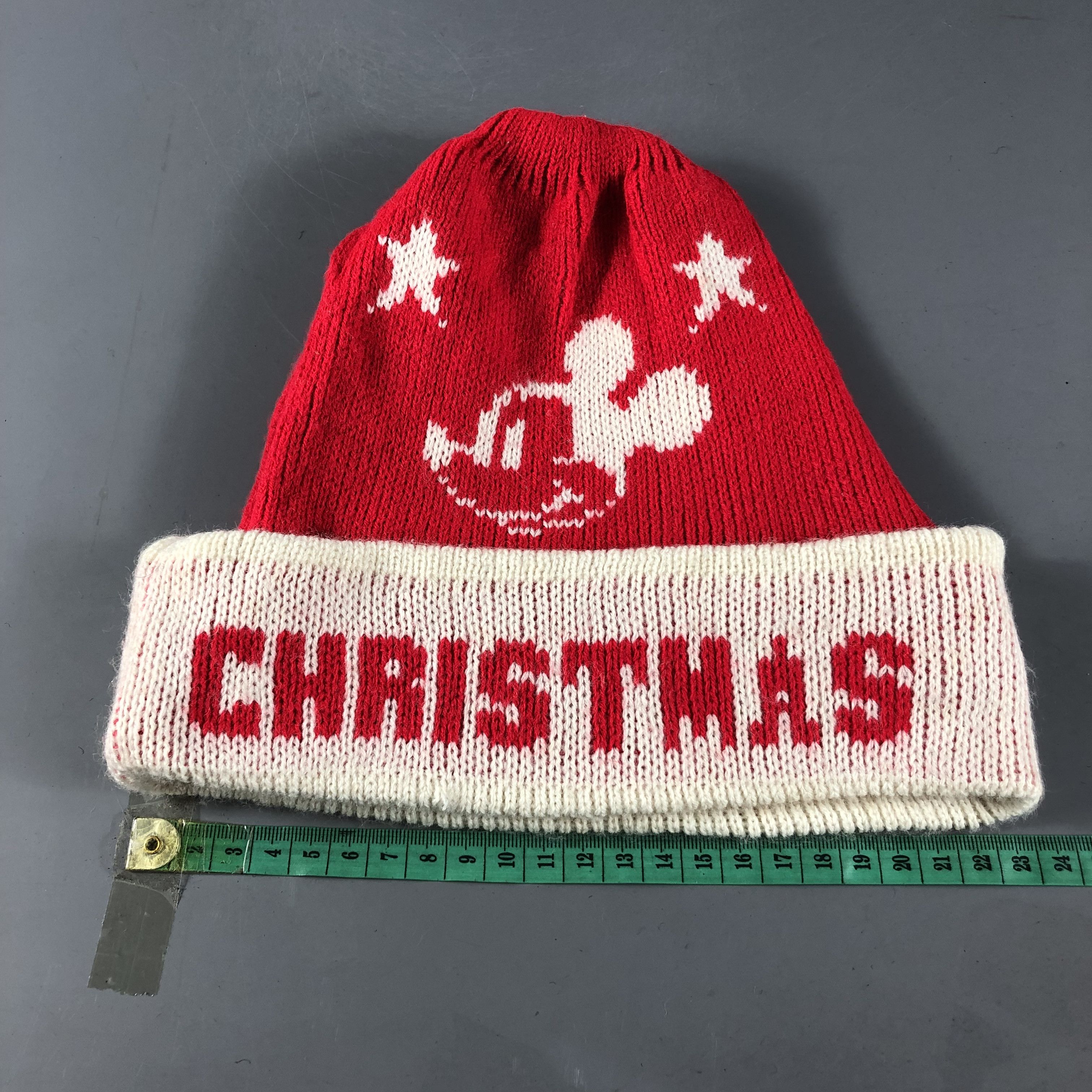 Disney Mickey Christmas Bobble Beanie Snowcap Snow Hat B686 Size ONE SIZE - 3 Thumbnail