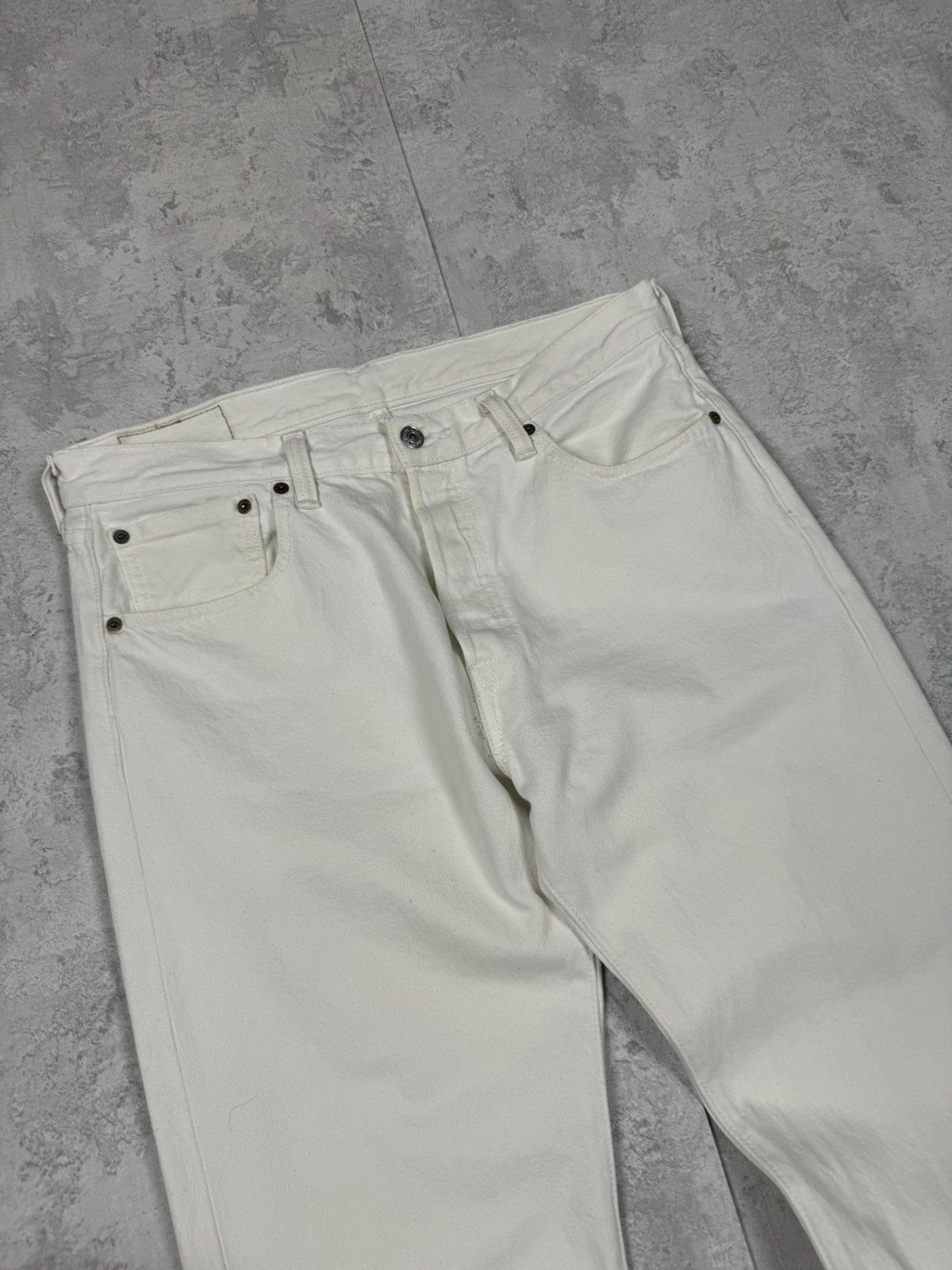 Levi's Levis 501 White Jeans Size 32/34 Size US 32 / EU 48 - 12 Thumbnail