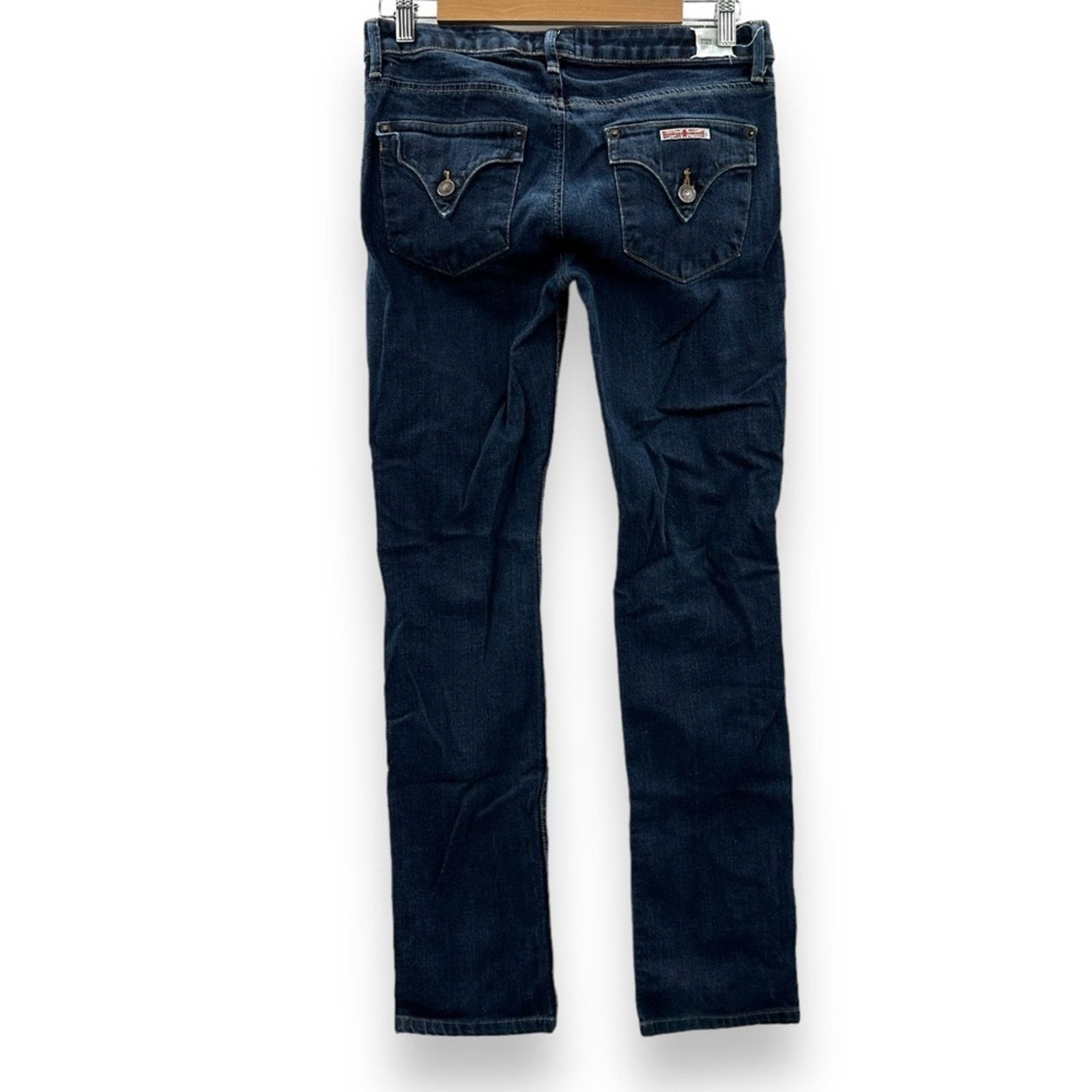 Hudson Hudson Carly Mid Rise Straight Leg Dark Wash Jeans Size 27 Size 27" / US 4 / IT 40 - 4 Thumbnail