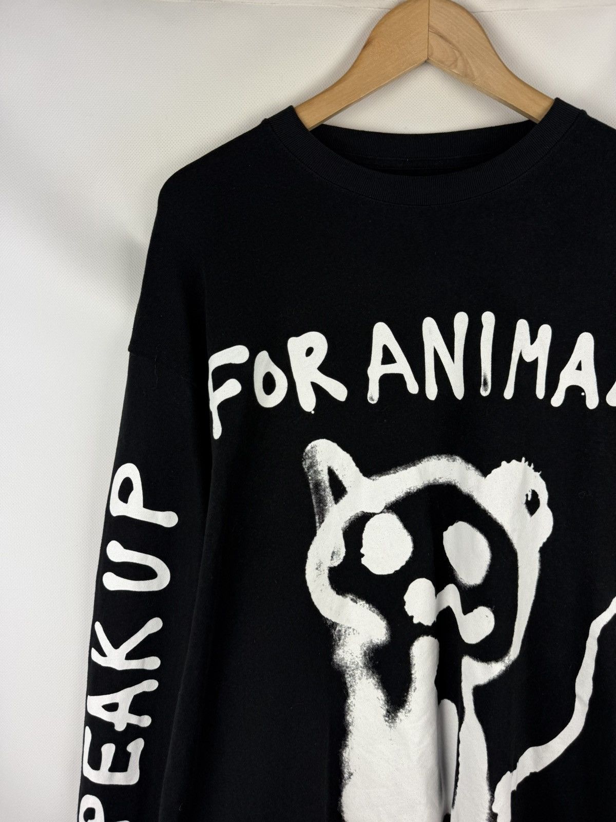 H&M Co-exist Story For Animal Graphic Print Oversized T Shirt Size M / US 6-8 / IT 42-44 - 4 Thumbnail