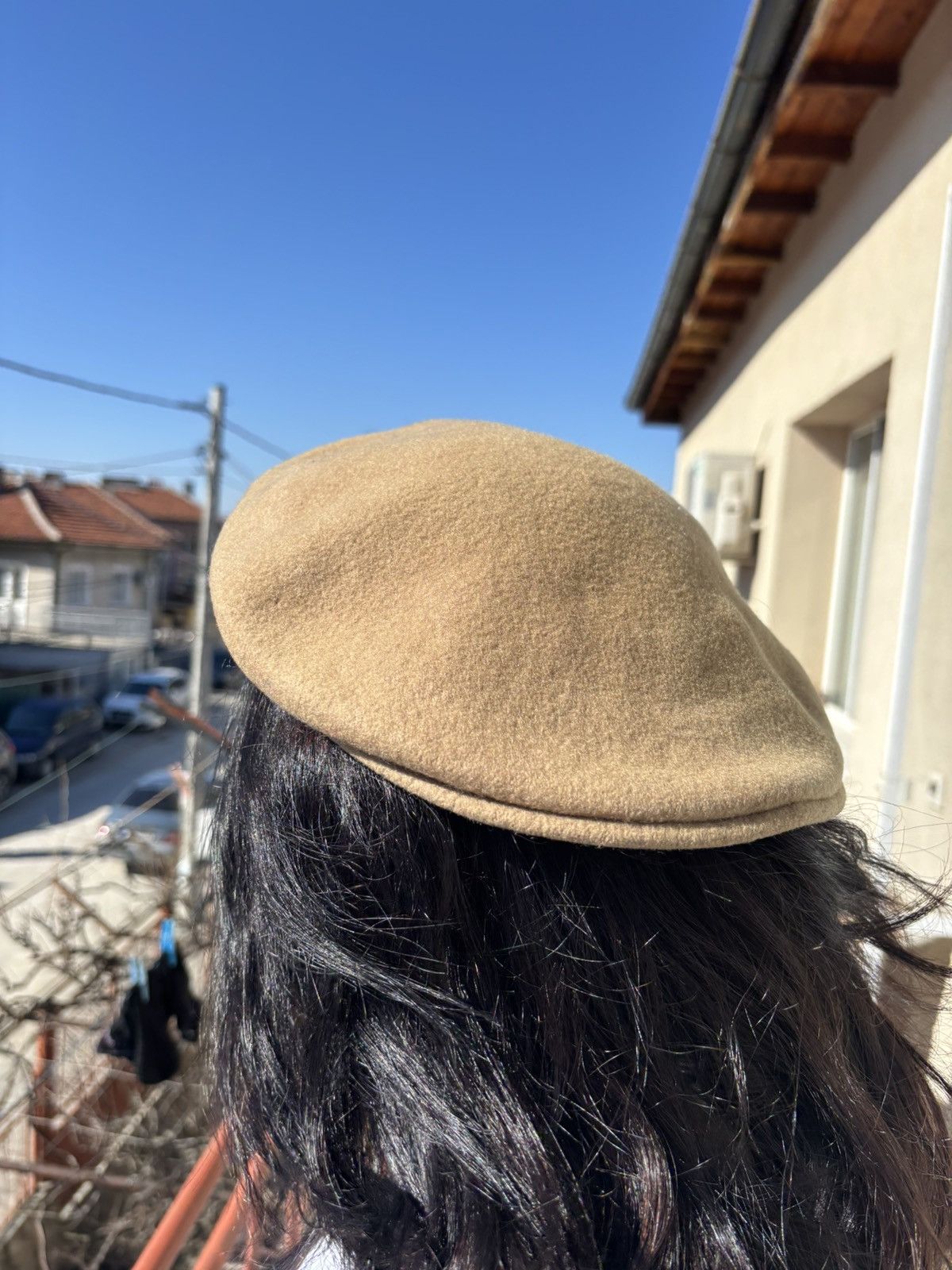 Kangol Kangol Virgin Wool Cabbie Newsboy Hat Cap Light Brown Size ONE SIZE - 4 Thumbnail