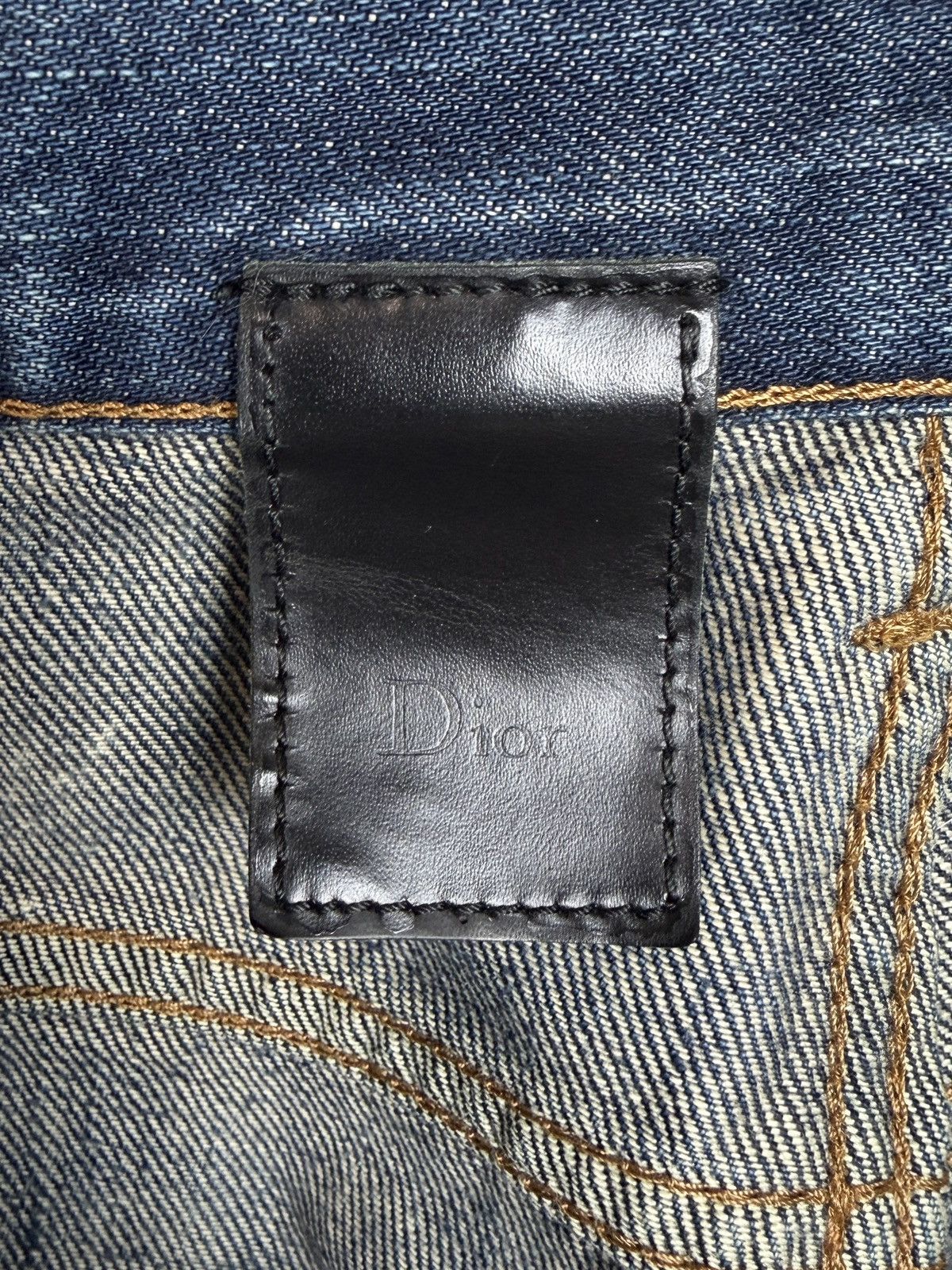 Dior × Hedi Slimane SS07 Dior Homme Spider Web Faded Denim Jeans Hedi Slimane Size US 34 / EU 50 - 9 Thumbnail