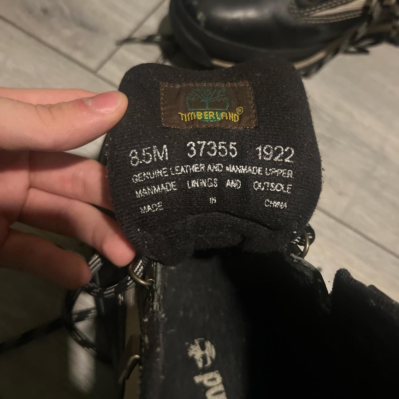 Timberland × Vintage Timberland black and white hiking style boots Size US 8.5 / EU 41-42 - 3 Thumbnail