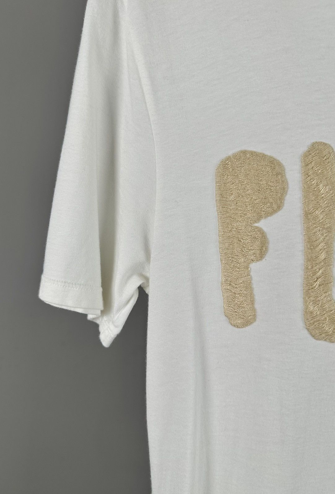 Maison Margiela Maison Margiela - Line 10 - S/S07 Flower Embroidered Tee Size US S / EU 44-46 / 1 - 4 Thumbnail