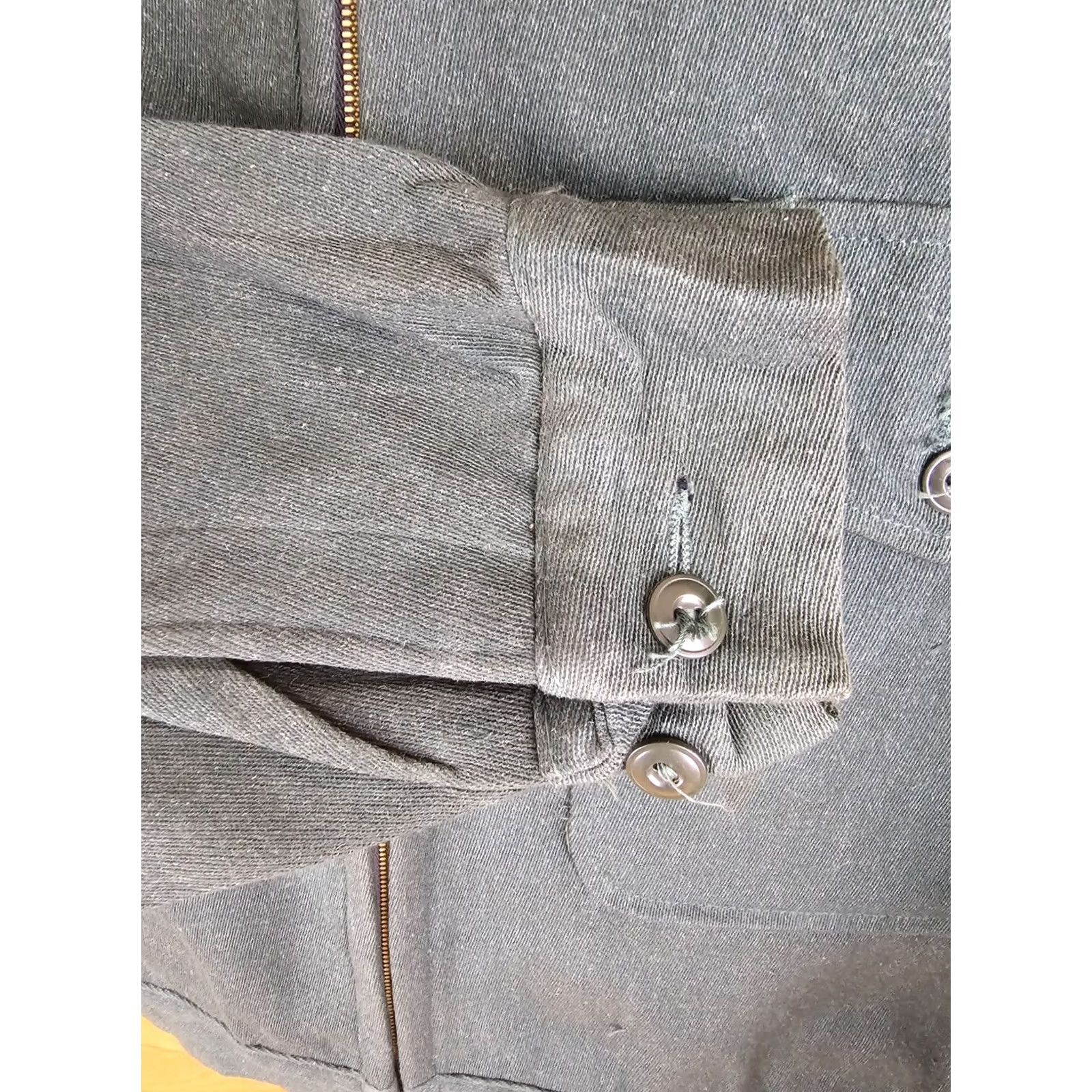 Vintage VINTAGE 5 BROTHER UNION MADE SANFORIZED GREEN WORK MECHANIC JACKET SZ 42 SHIRTS? Size US XS / EU 42 / 0 - 5 Thumbnail