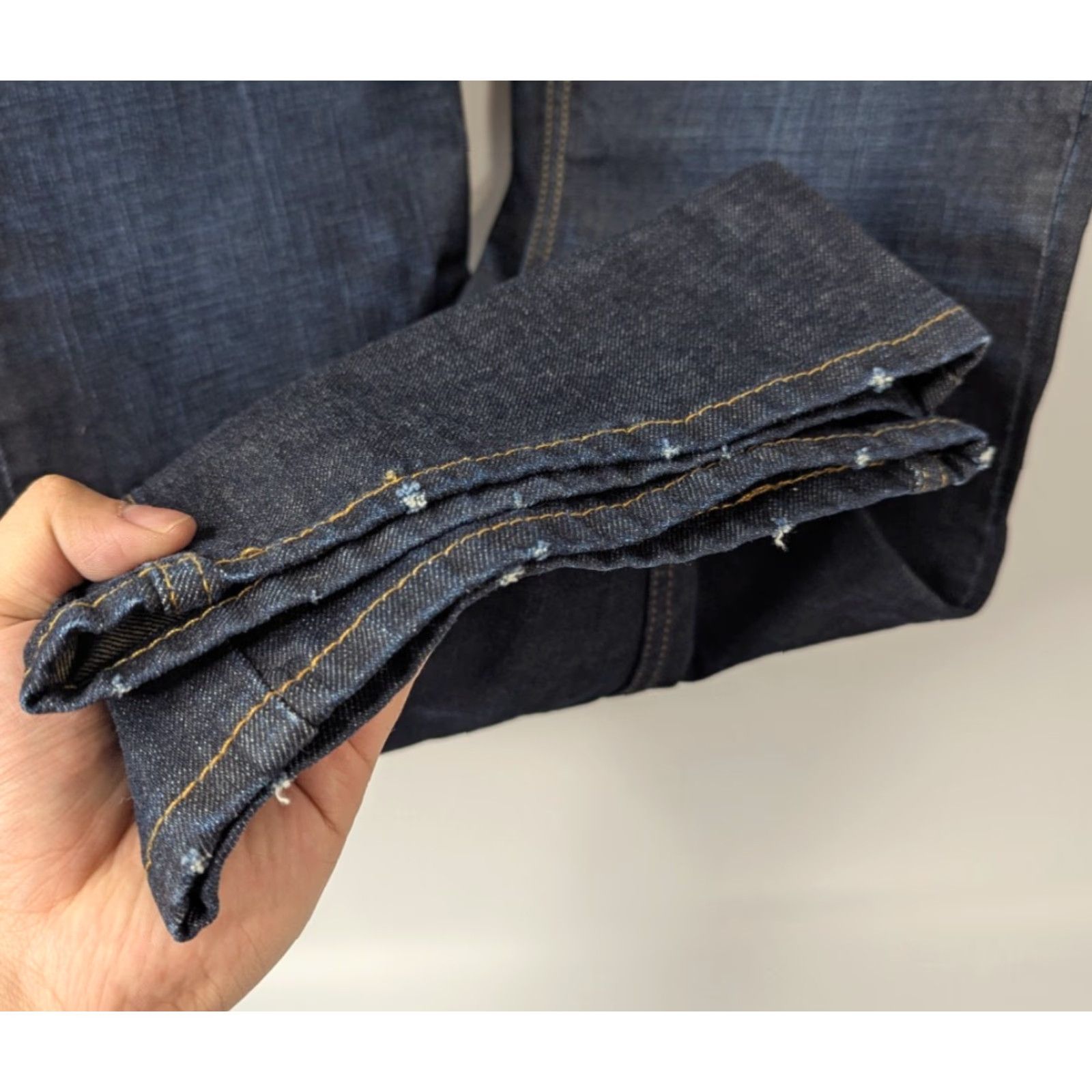 Levi's Levis 527 Jeans Mens 36X32 Blue Slim Bootcut Western Cowboy Dark Wash Denim Size US 36 / EU 52 - 3 Thumbnail