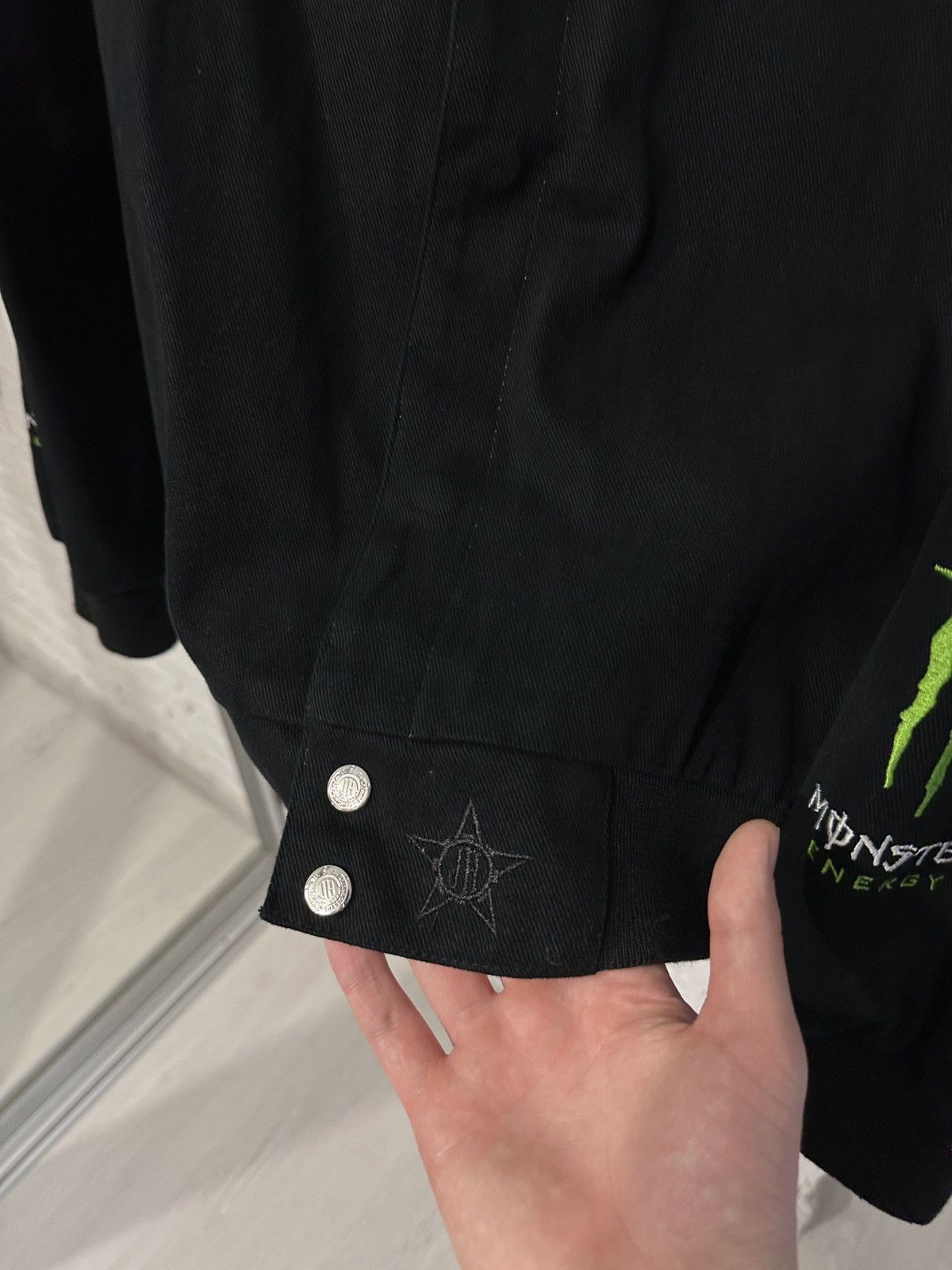 JH Design NASCAR Monster Energy Racing Jacket Black Size XL