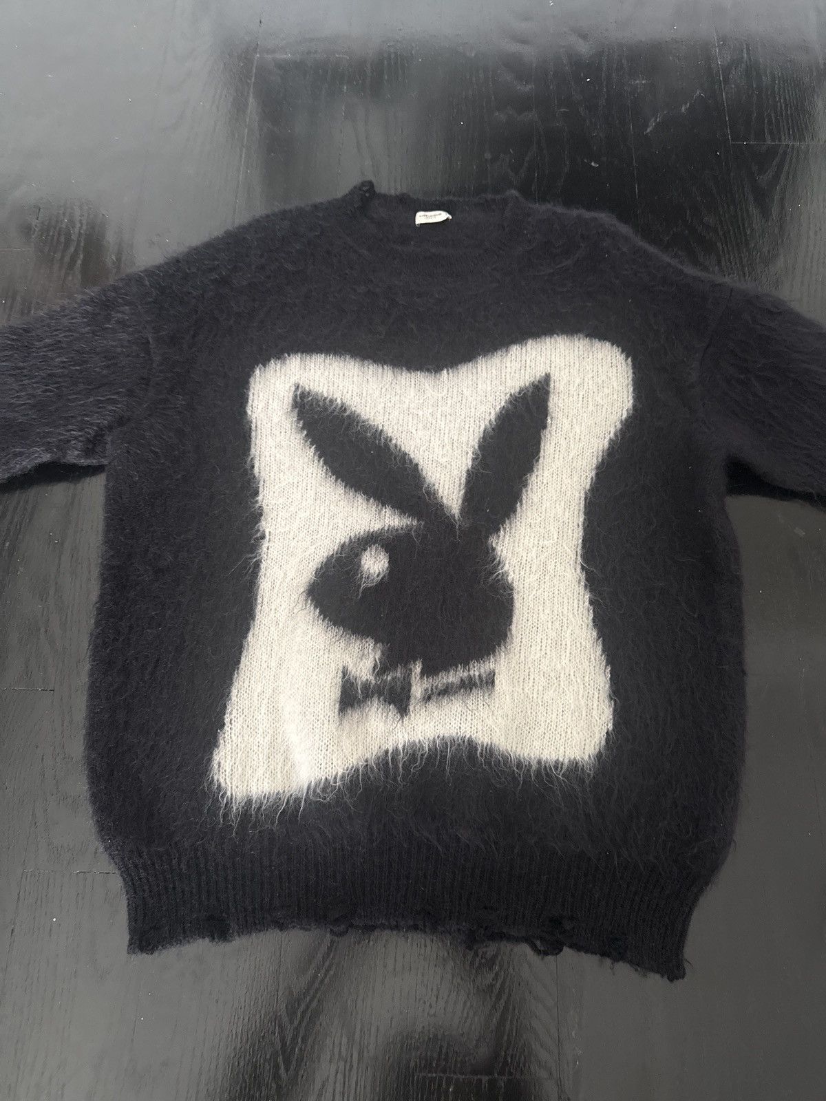 Saint Laurent Paris Saint Laurent Paris Playboy Bunny Mohair Sweater Size US S / EU 44-46 / 1 - 1 Thumbnail