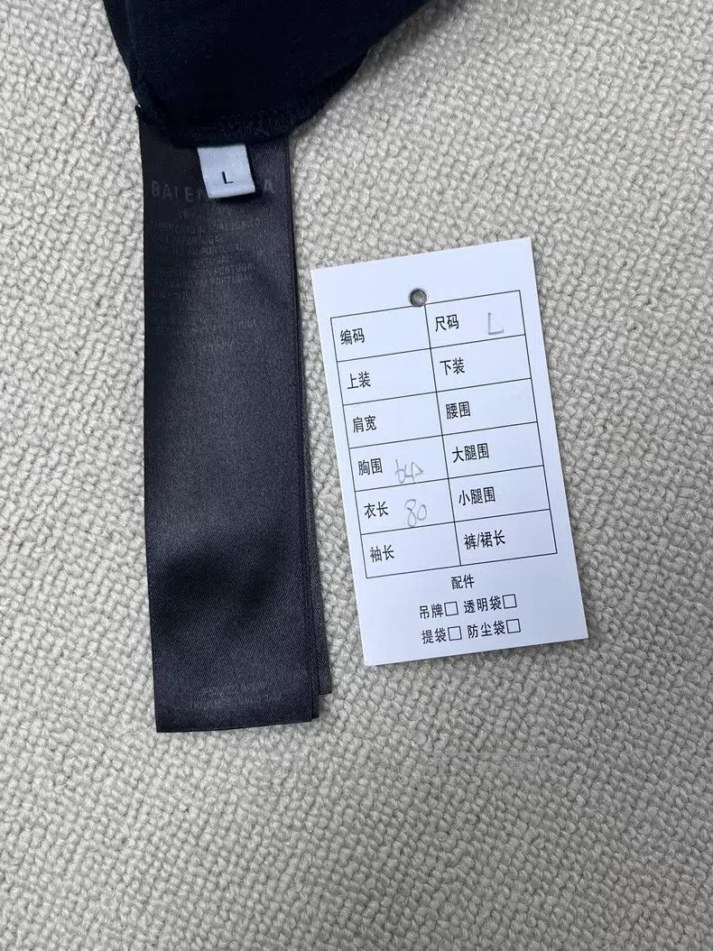 Balenciaga Balenciaga Logo Printed Flat Knit Short Sleeve Size L / US 10 / IT 46 - 5 Thumbnail