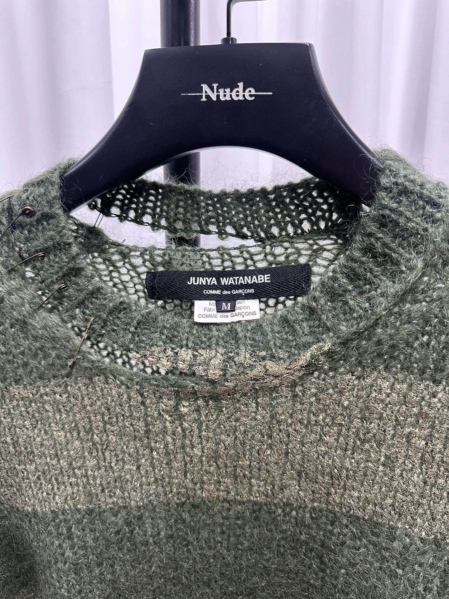 Junya Watanabe Junya Watanabe 06aw Runway Distressed Pin Sweater Size US M / EU 48-50 / 2 - 7 Thumbnail