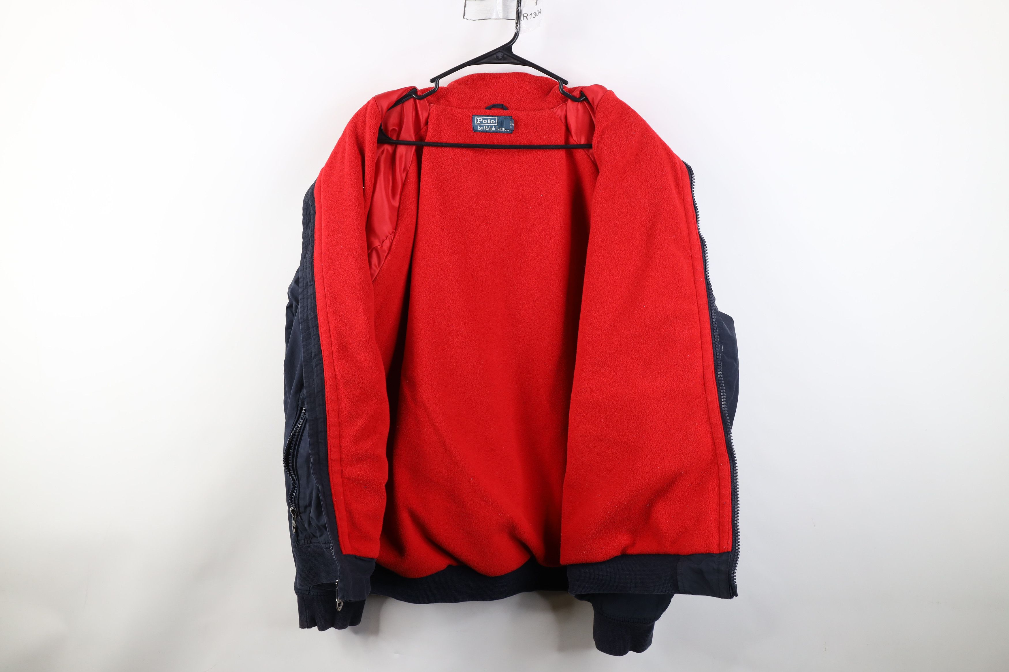 Ralph Lauren Vintage 80s 90s Ralph Lauren Lined Full Zip Jacket Blue Size US XL / EU 56 / 4 - 11 Thumbnail