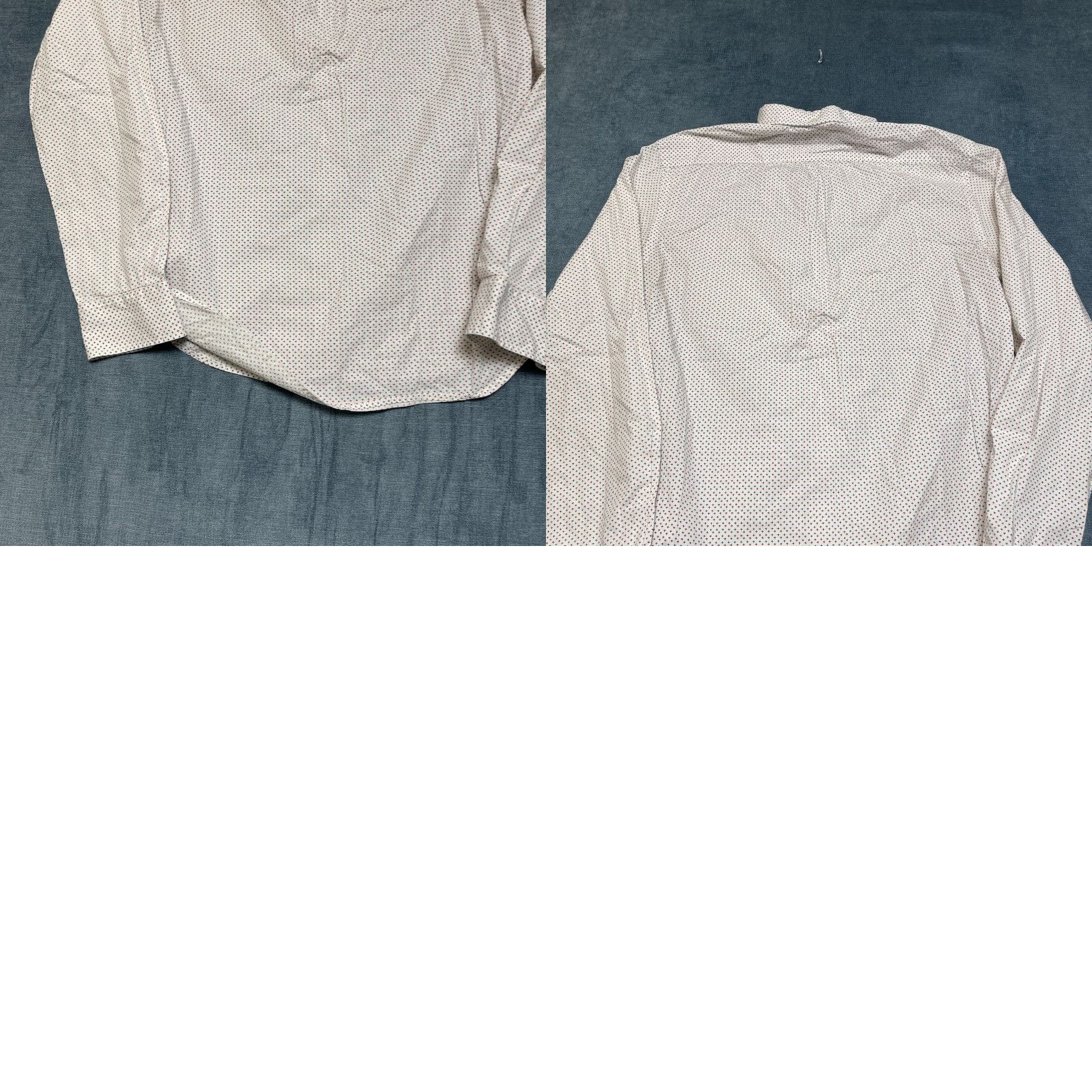 Old Navy Old Navy Everyday Shirt Mens Medium White Microcross Slim Fit Cotton Button Down Size US M / EU 48-50 / 2 - 9 Thumbnail