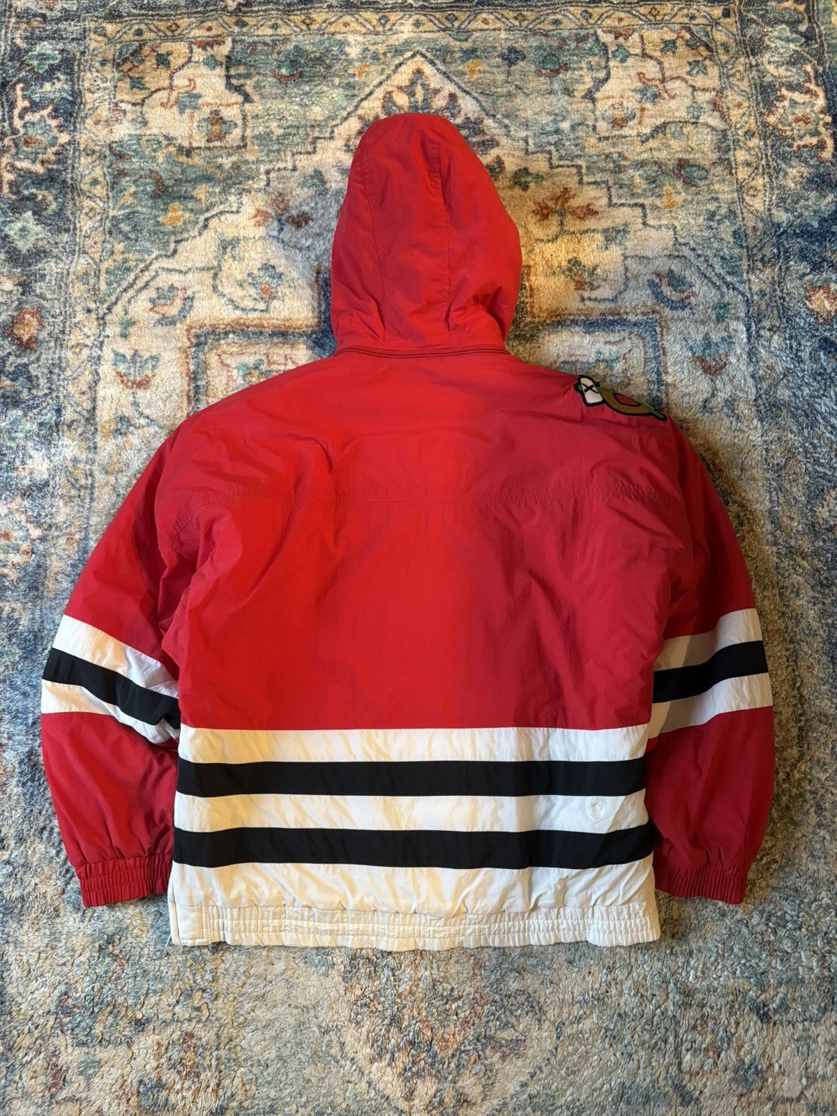 Vintage Vintage Apex NHL Chicago Blackhawks Pullover 1/4 Zip Jscket Size US S / EU 44-46 / 1 - 2 Thumbnail
