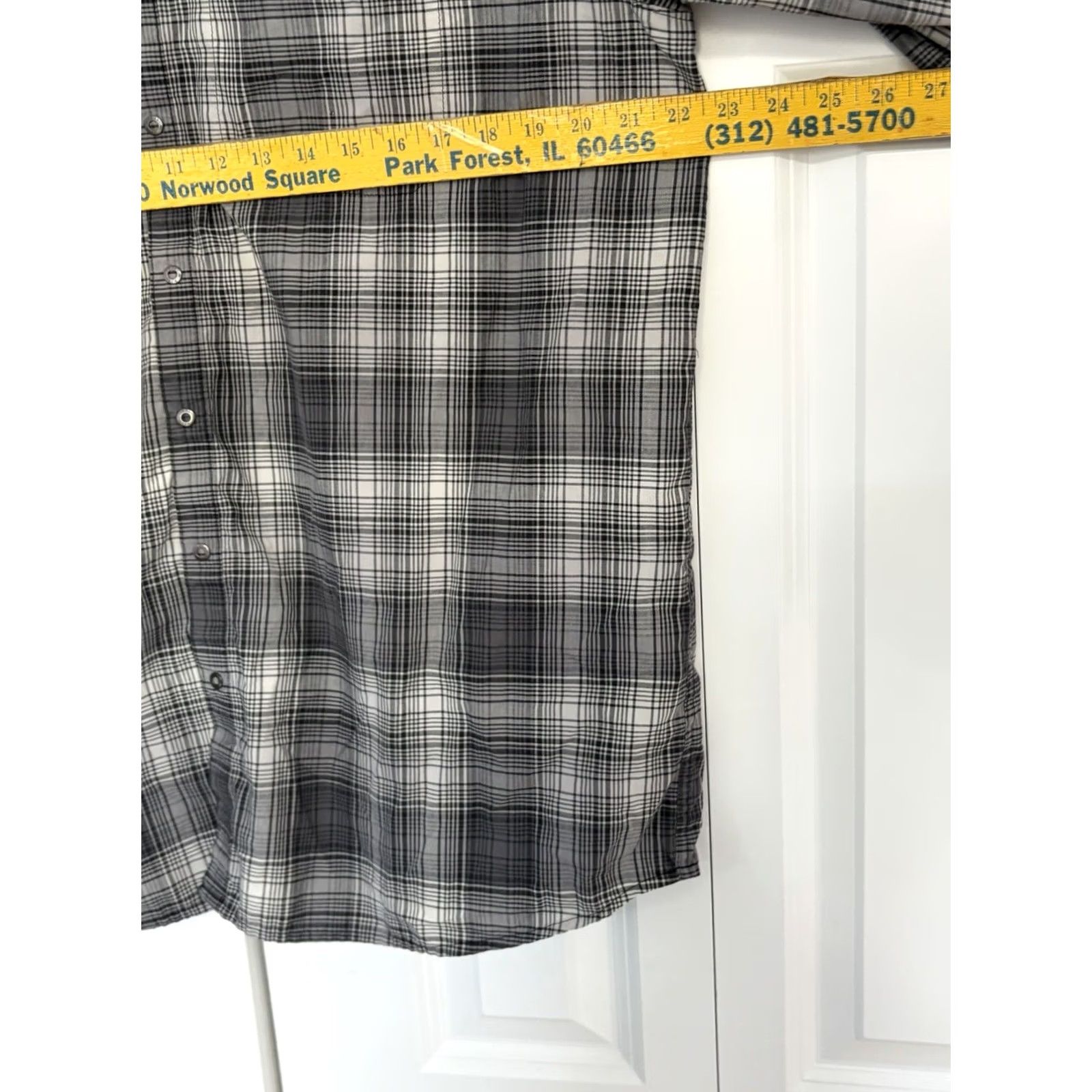 Vintage REI Co-op Shirt Mens Gray Plaid Long Sleeve Flannel Button Up XL Size US XL / EU 56 / 4 - 3 Thumbnail