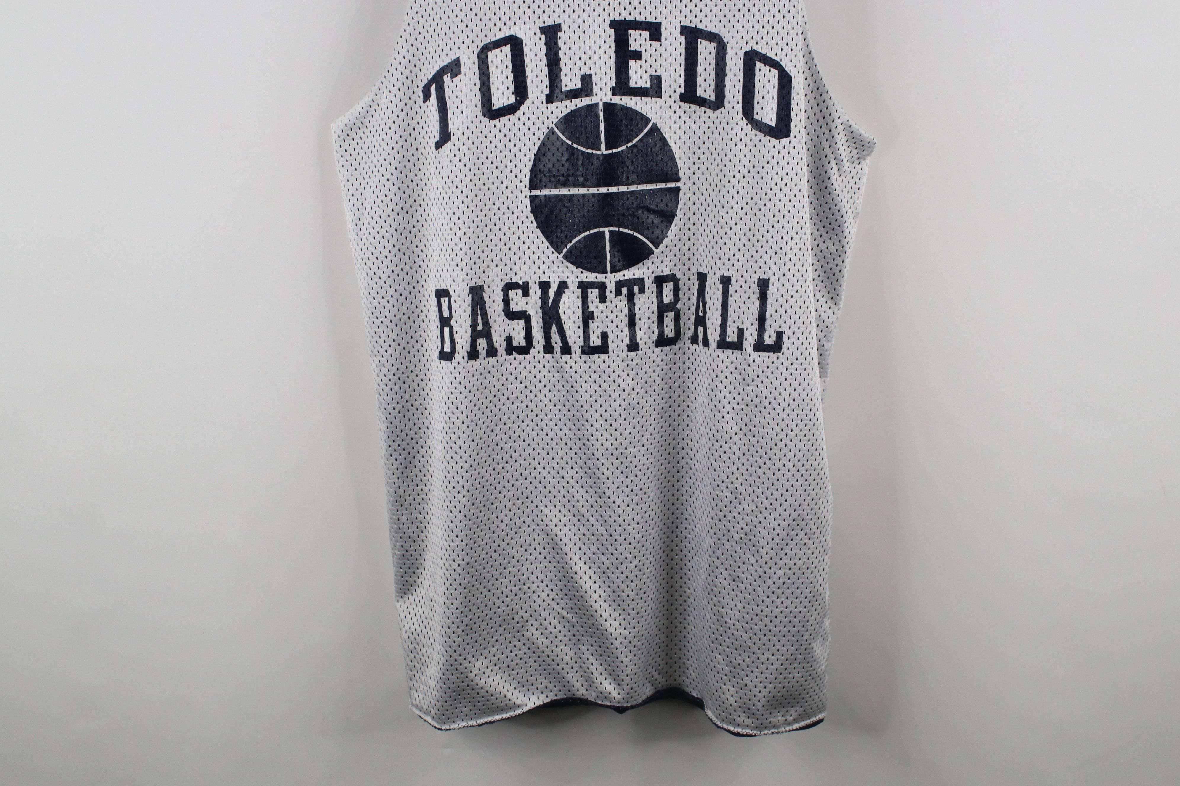 Vintage Vintage 90s Reversible University Toledo Basketball Jersey Size US L / EU 52-54 / 3 - 11 Thumbnail