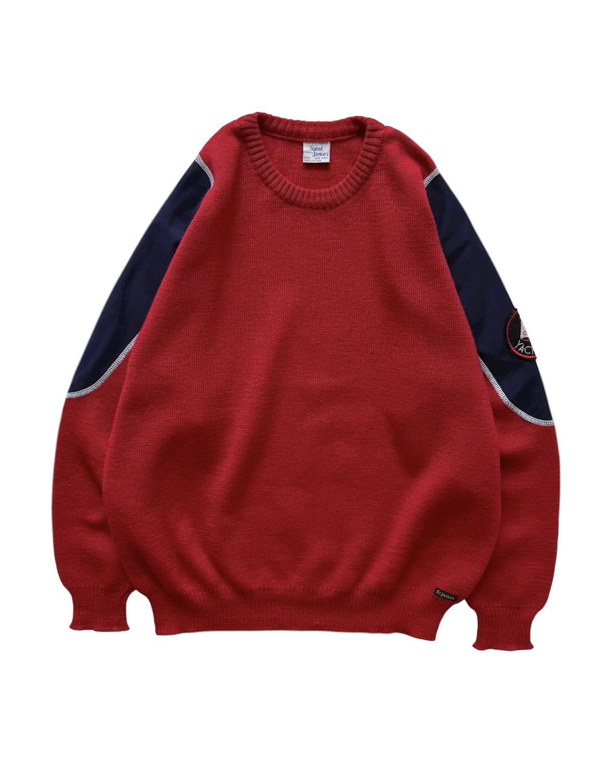 Saint James VINTAGE 70s SAINT JAMES KNITWEAR SWEATSHIRT Size US L / EU 52-54 / 3 - 1 Thumbnail