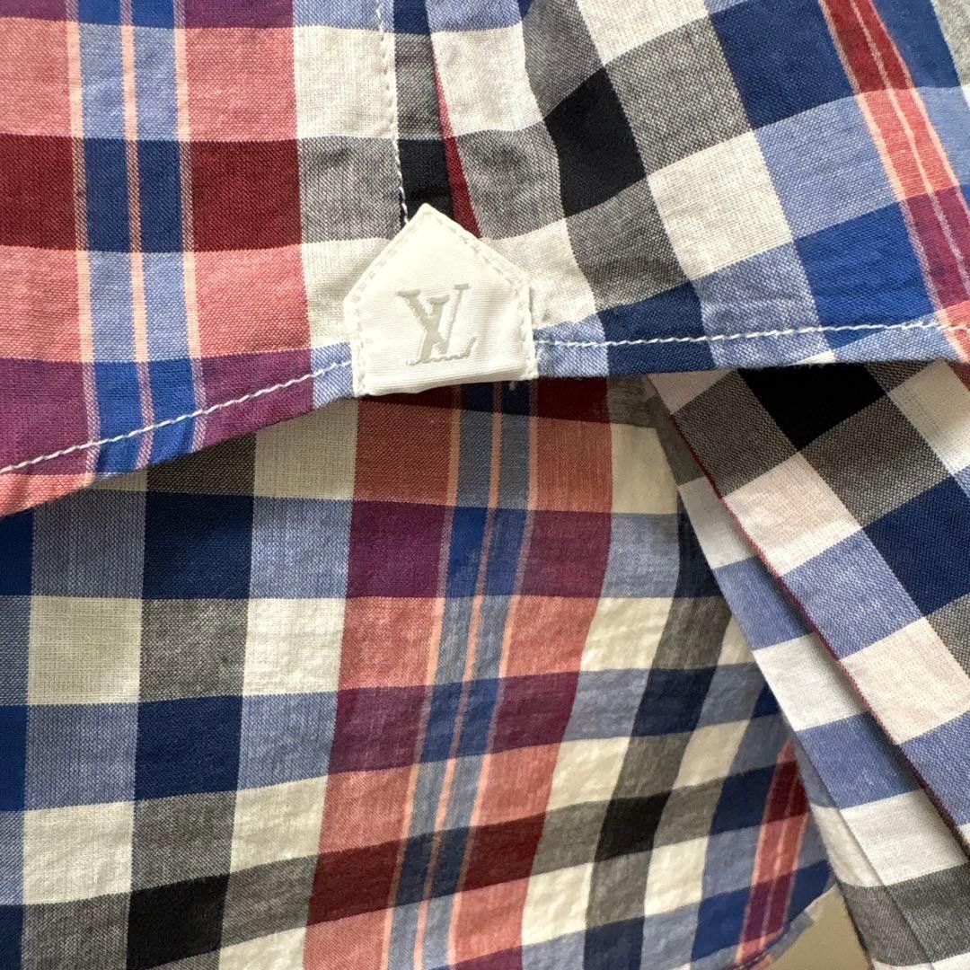 Louis Vuitton Louis Vuitton Check Short Sleeve Shirt Size US M / EU 48-50 / 2 - 7 Thumbnail