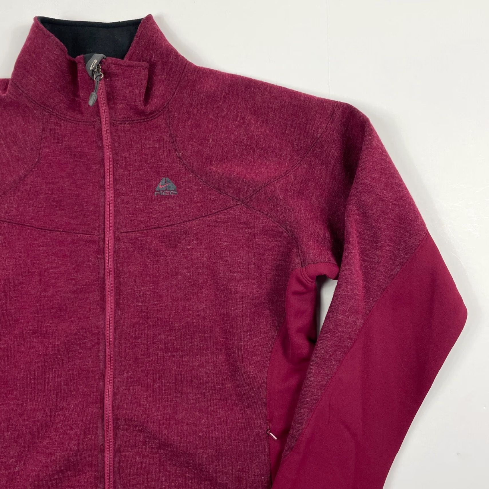 Nike ACG Nike ACG Jacket Women's L Purple Sphere Wool Blend Full Zip Lined Outdoors Size L / US 10 / IT 46 - 3 Thumbnail