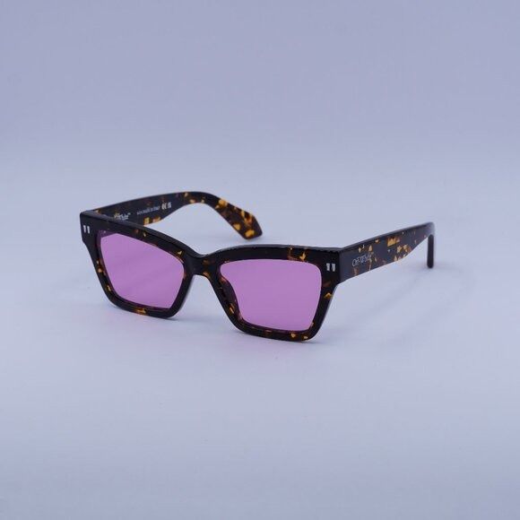 Off-White Off-White OERI110 CINCINNATI 6030 Sunglasses Havana Cat Eye Size ONE SIZE - 1 Thumbnail