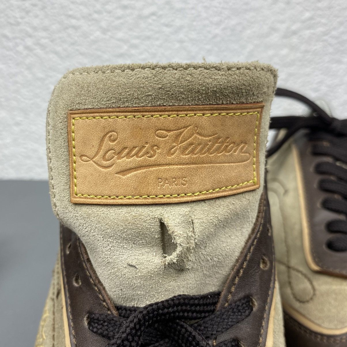 Louis Vuitton Leather Low Trainer Sneakers Size US 7.5 / EU 40-41 - 8 Thumbnail