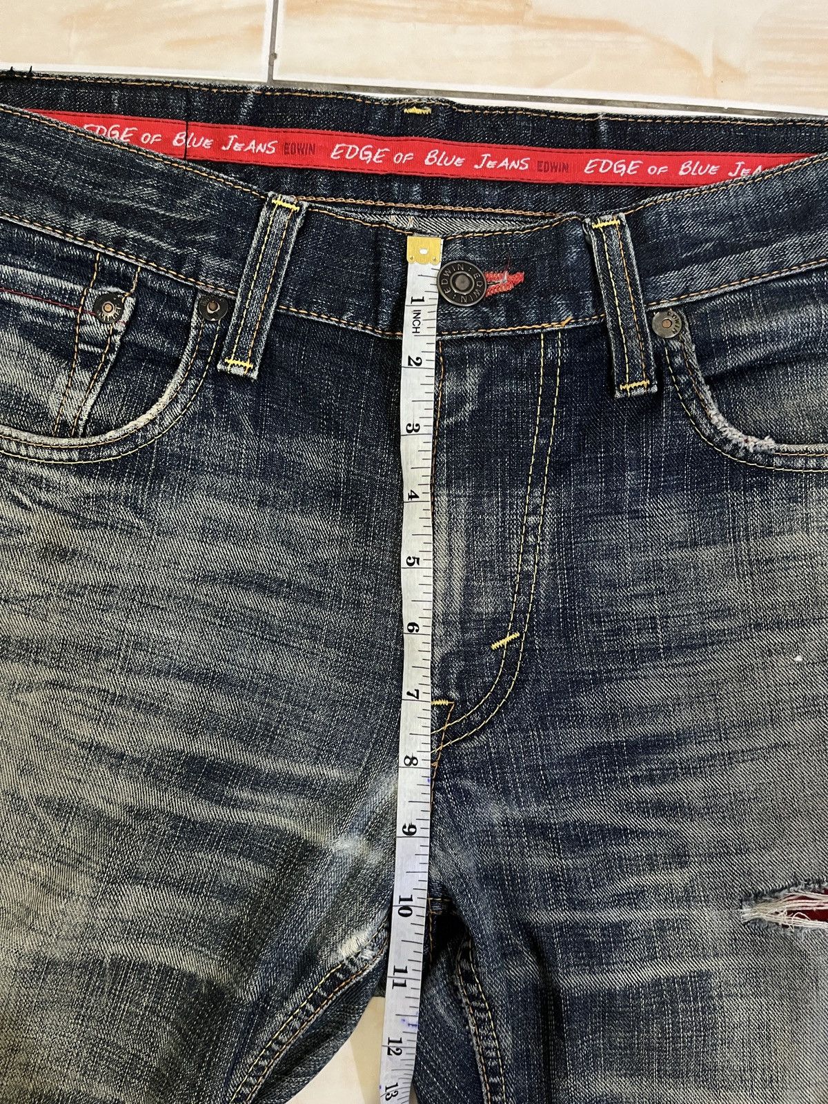 Edwin Vintage Japan Edwin Distressed jeans Size US 34 / EU 50 - 14 Thumbnail