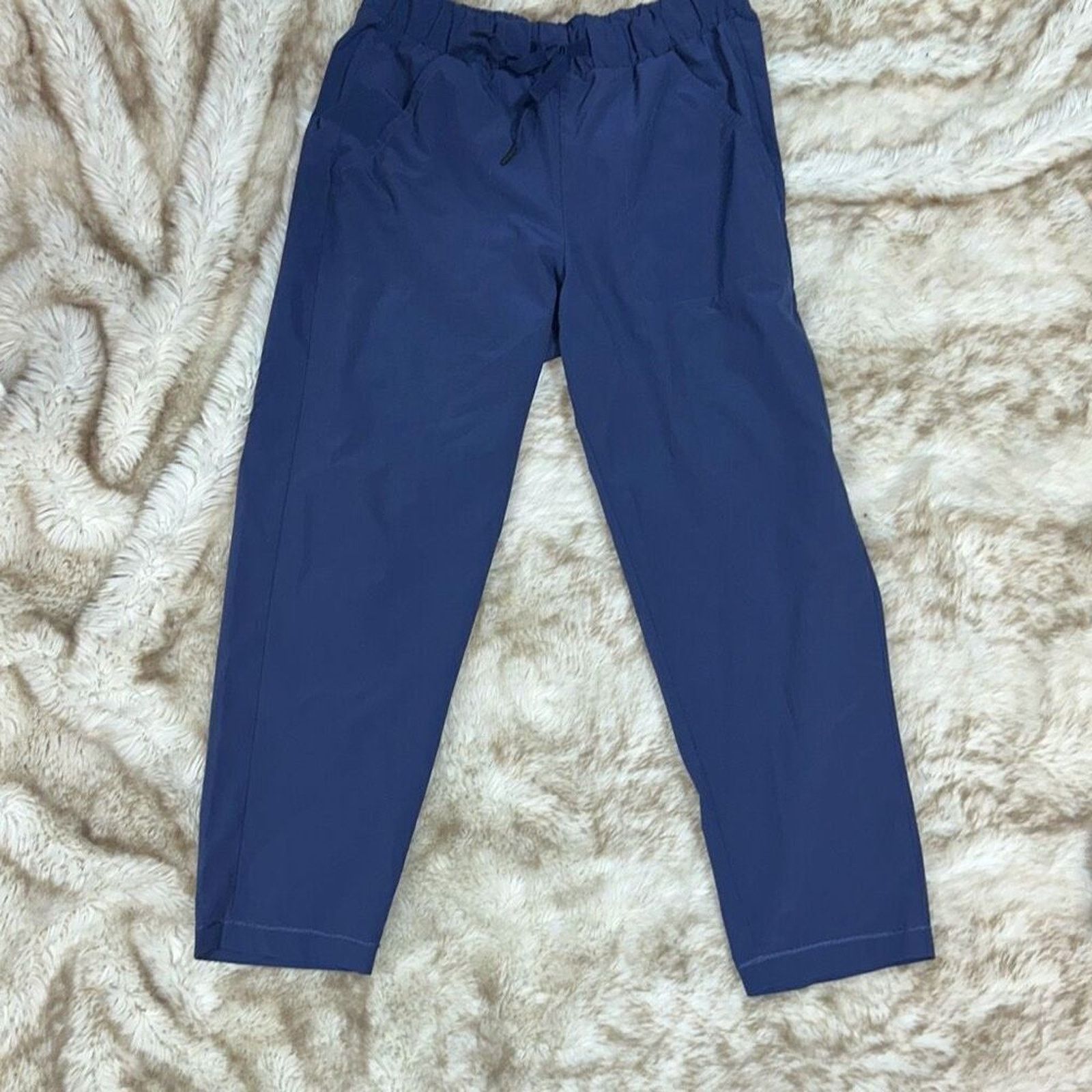 Under Armour Under Armour Blue Drawstring Straight Leg Pants | Sz M Size 30" / US 8 / IT 44 - 2 Thumbnail