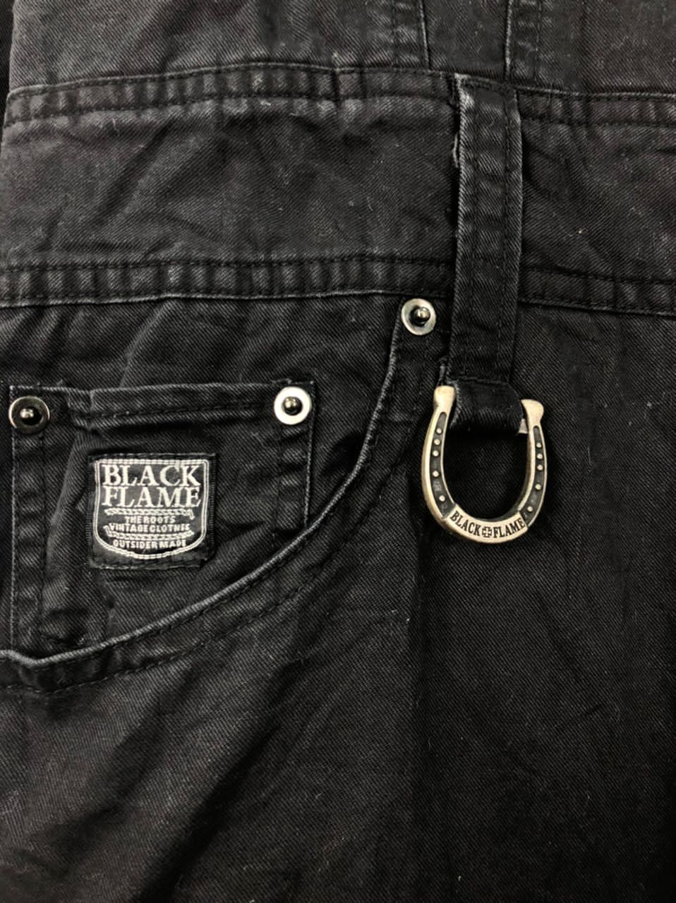 Japanese Brand Vintage Black Flame Japan Coverall Size US S / EU 44-46 / 1 - 9 Thumbnail