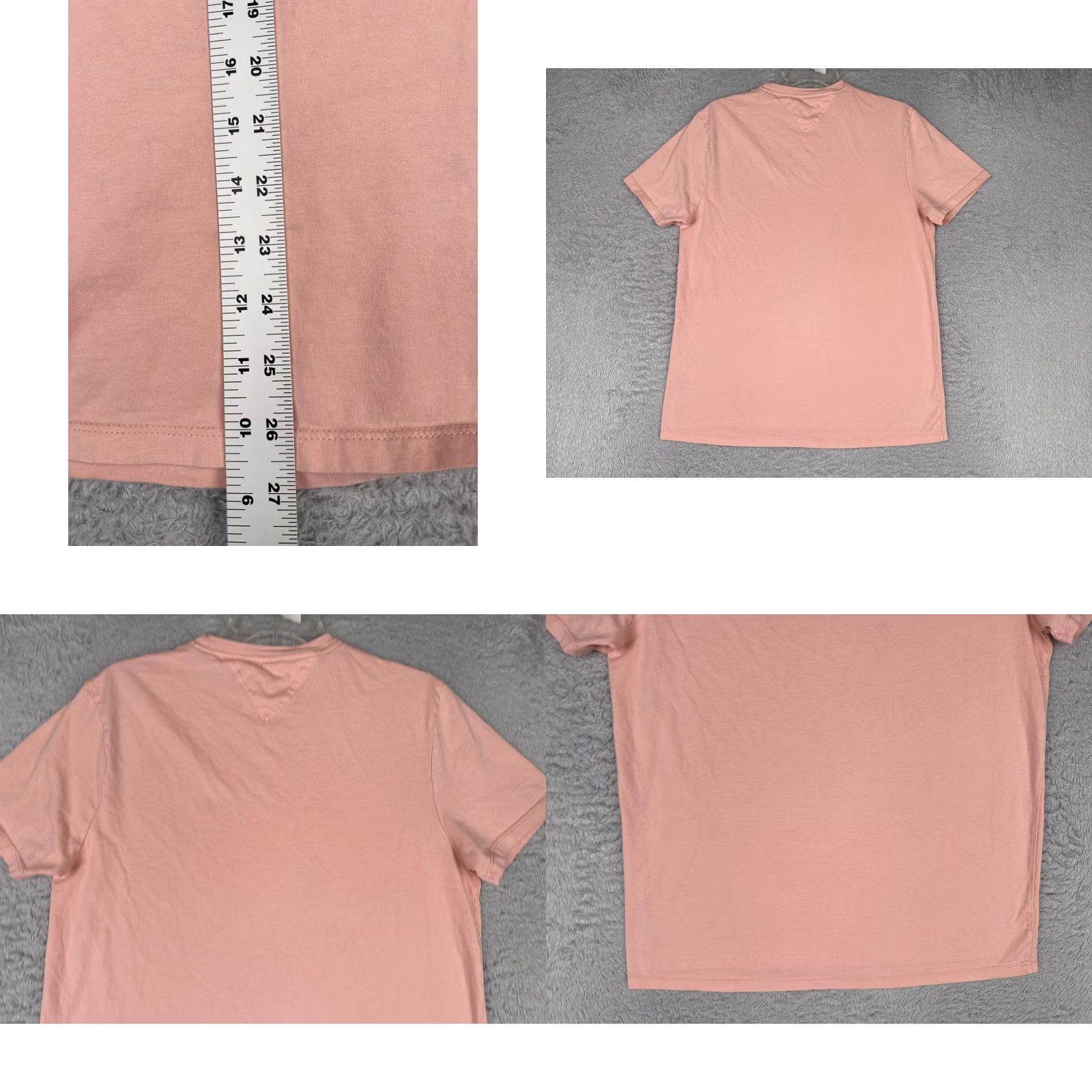 Tommy Hilfiger Tommy Hilfiger Shirt Mens Medium Pink Crew Neck Short Sleeve Logo Tagless Cotton Size US M / EU 48-50 / 2 - 9 Thumbnail