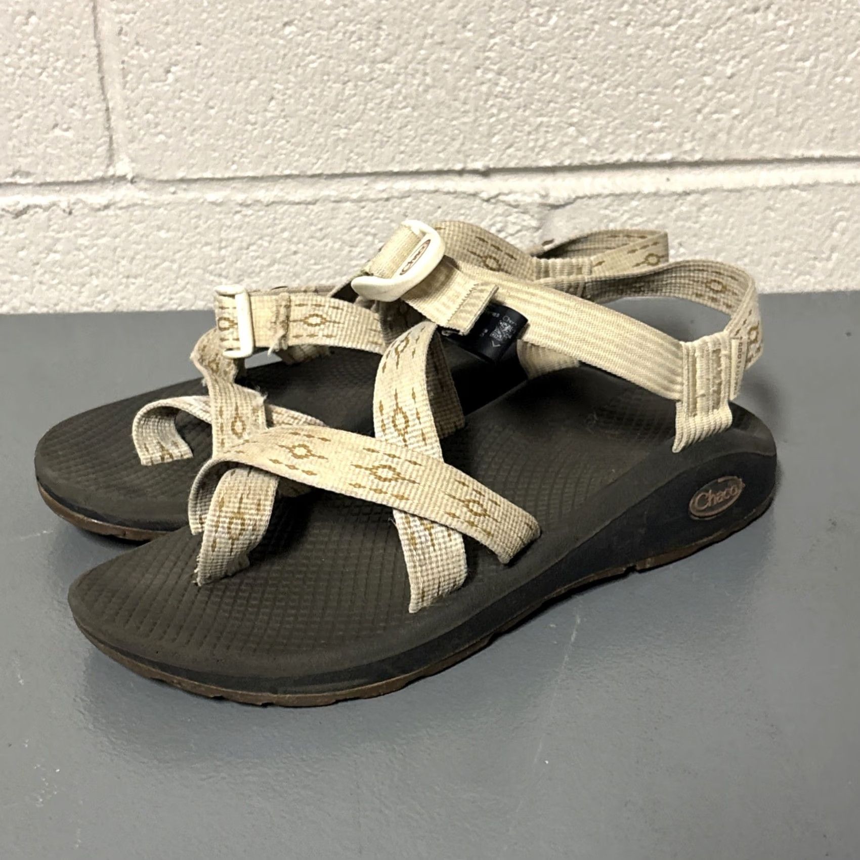 Chaco Chaco Women’s Zcloud 2 Sandal Oculi JCH108576 Ivory Brown Size 8 Sandal Rubber Insole Adjustable Strappy Outdoor | Womens Size US 6 / IT 36 - 2 Thumbnail