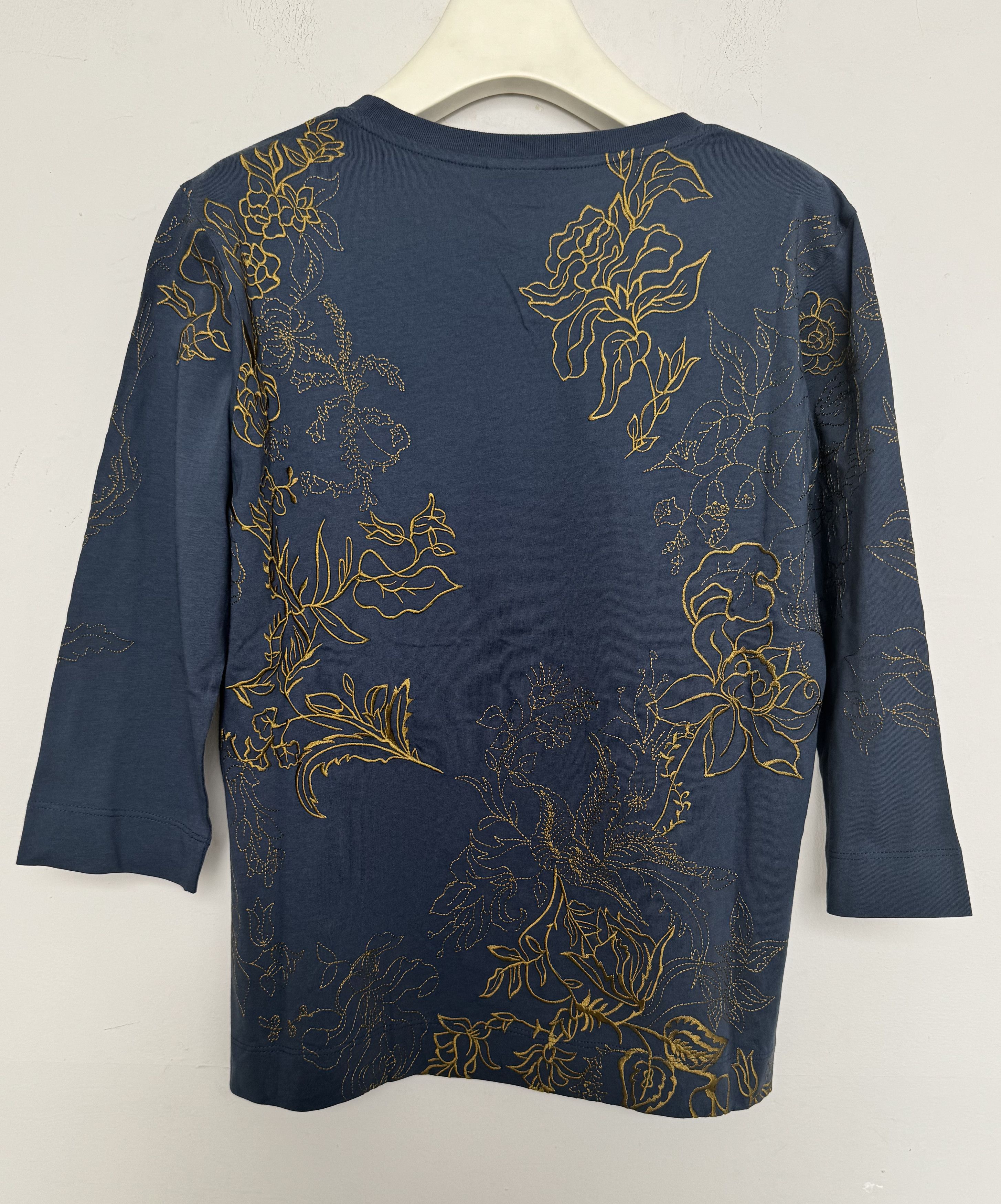 Dries Van Noten Hefiza Metallic Floral-Embroidered Top Size M / US 6-8 / IT 42-44 - 2 Thumbnail