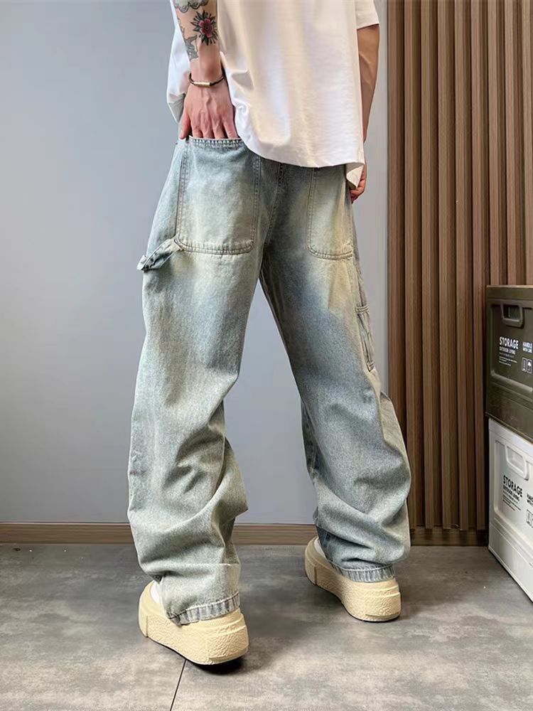 Jean Ripped and distressed blue loose fit jeans Size US 32 / EU 48 - 5 Thumbnail