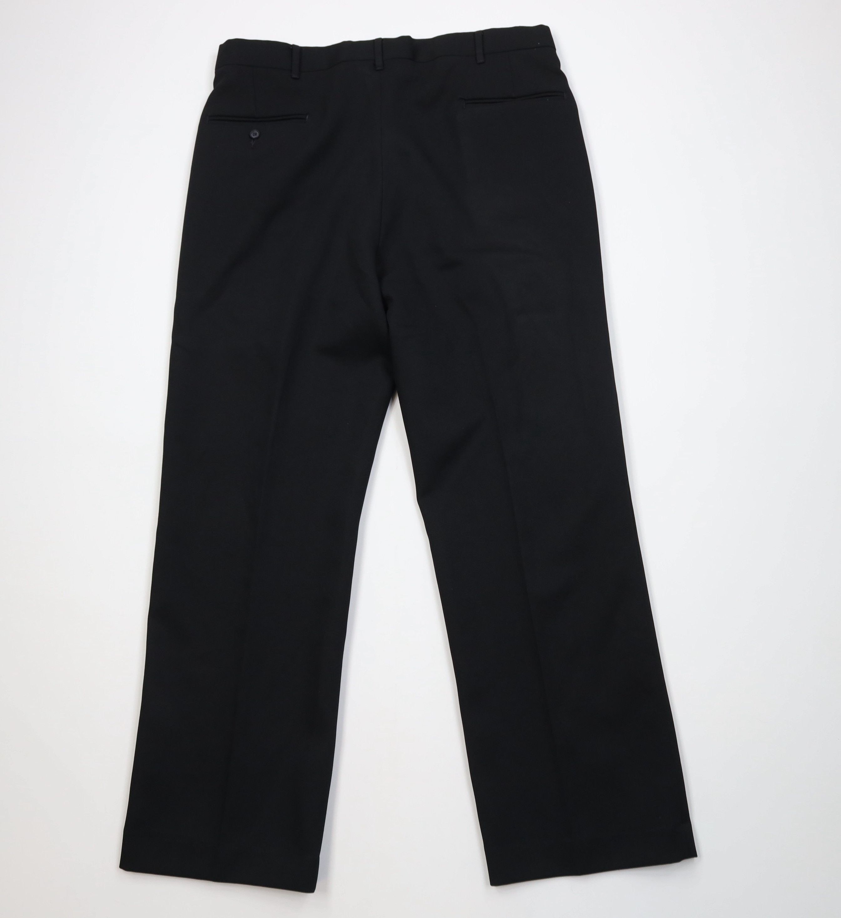 Vintage Vintage 70s Streetwear Flared Wide Leg Chino Pants Black USA Size US 36 / EU 52 - 8 Thumbnail