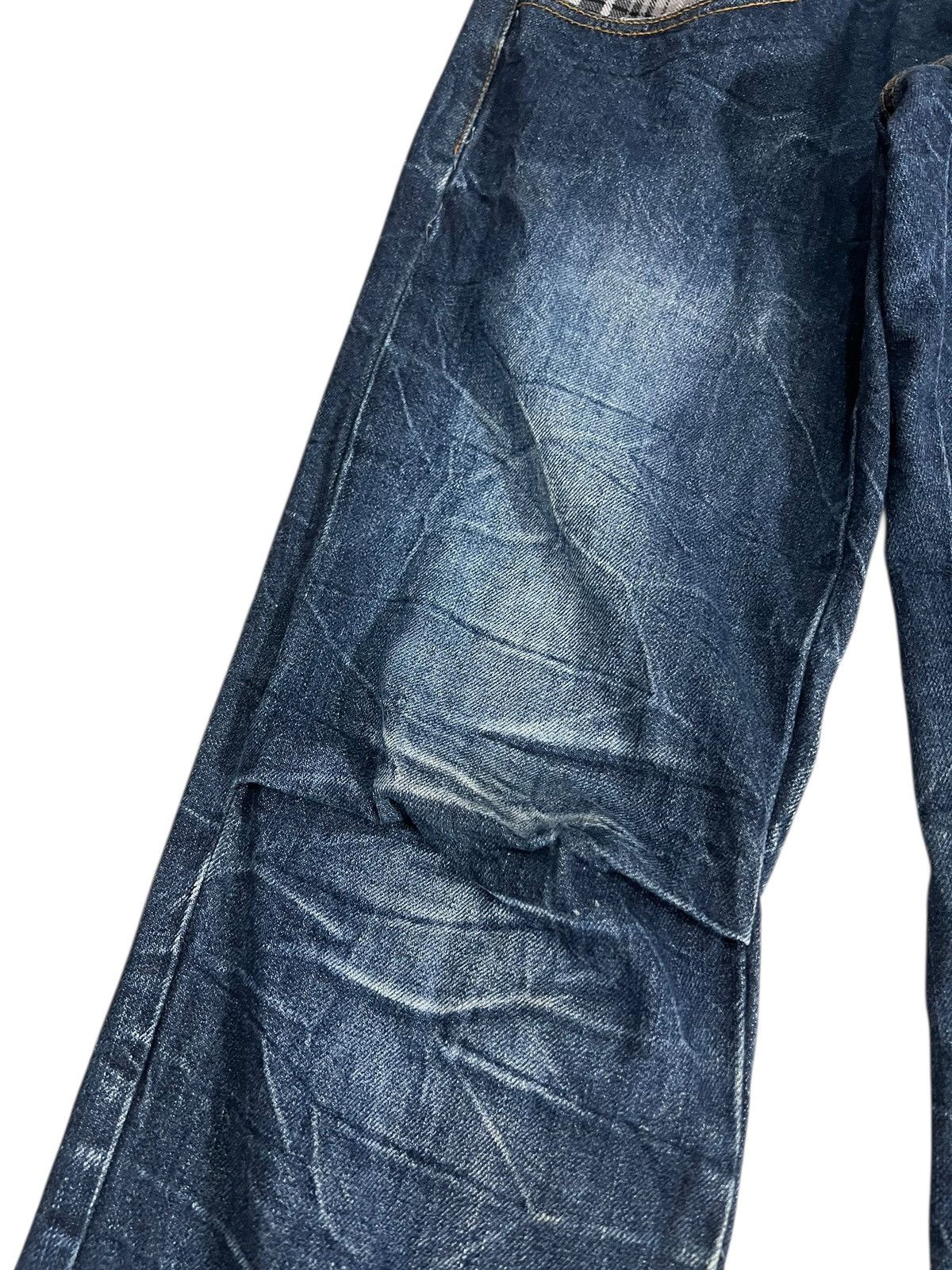 Japanese Brand Vintage Japanese Brand Nylaus Double Waist Claw Denim Jean Size US 29 - 7 Thumbnail