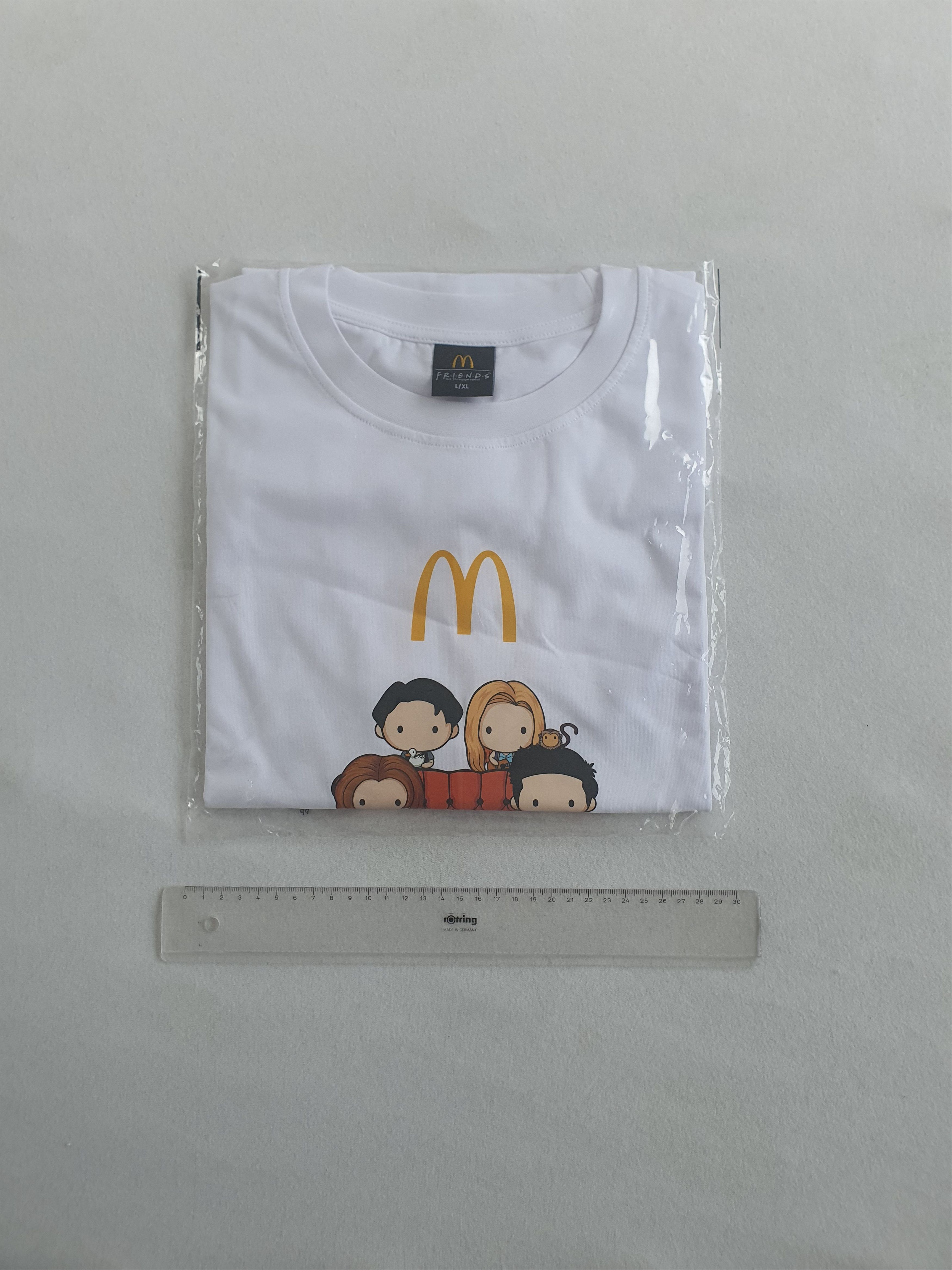 Other McDONALDS x FRIENDS - White Graphic T-Shirt (BNWT) - Sz L/XL Size US L / EU 52-54 / 3 - 9 Thumbnail