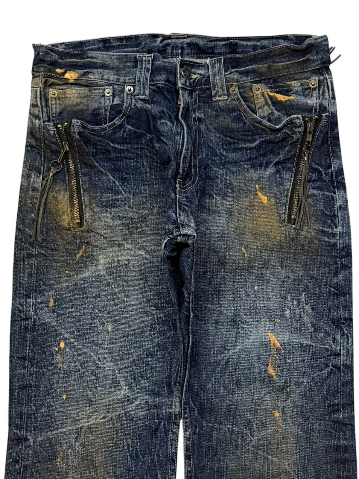 Japanese Brand Vintage Japanese Brand Skull Archive Y2K | Bootcut Fit | W31 Size US 31 - 4 Thumbnail