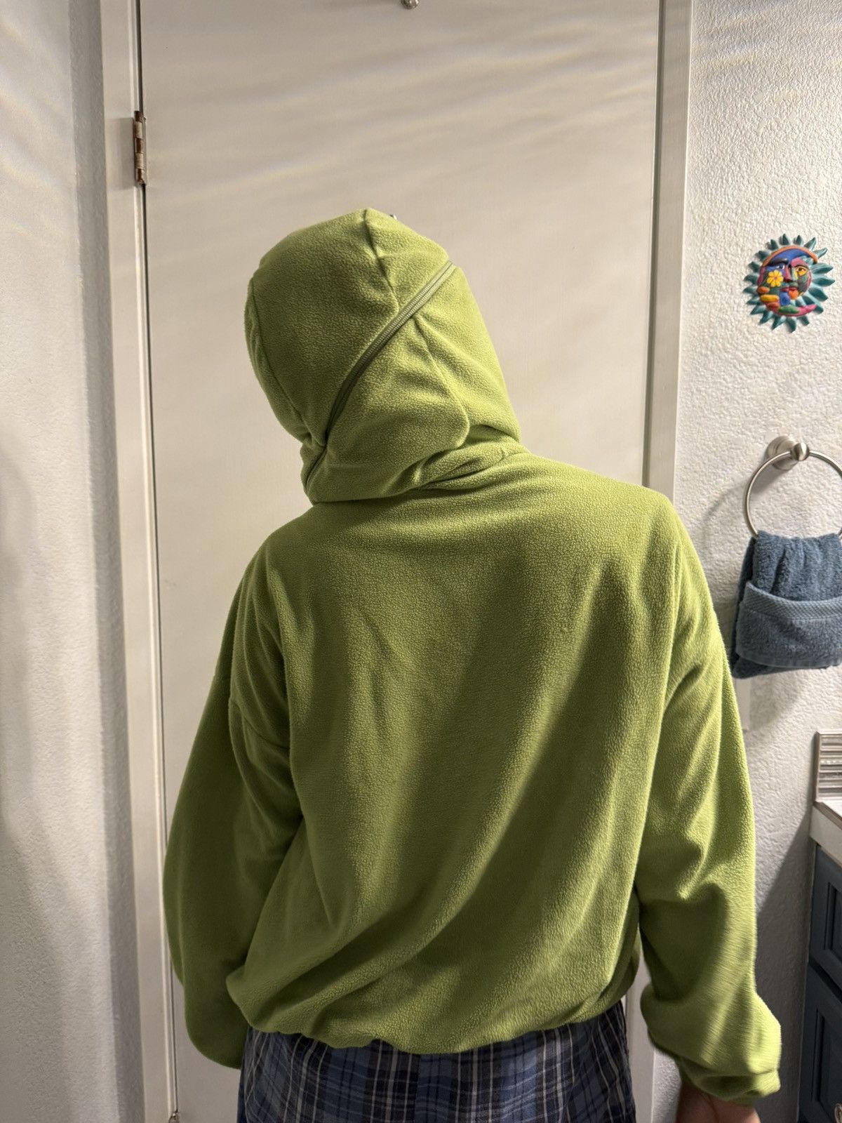 Off-White × POST ARCHIVE FACTION (PAF) × Virgil Abloh PAF 4.0+ Neon Green Tech Fleece Size US M / EU 48-50 / 2 - 3 Thumbnail