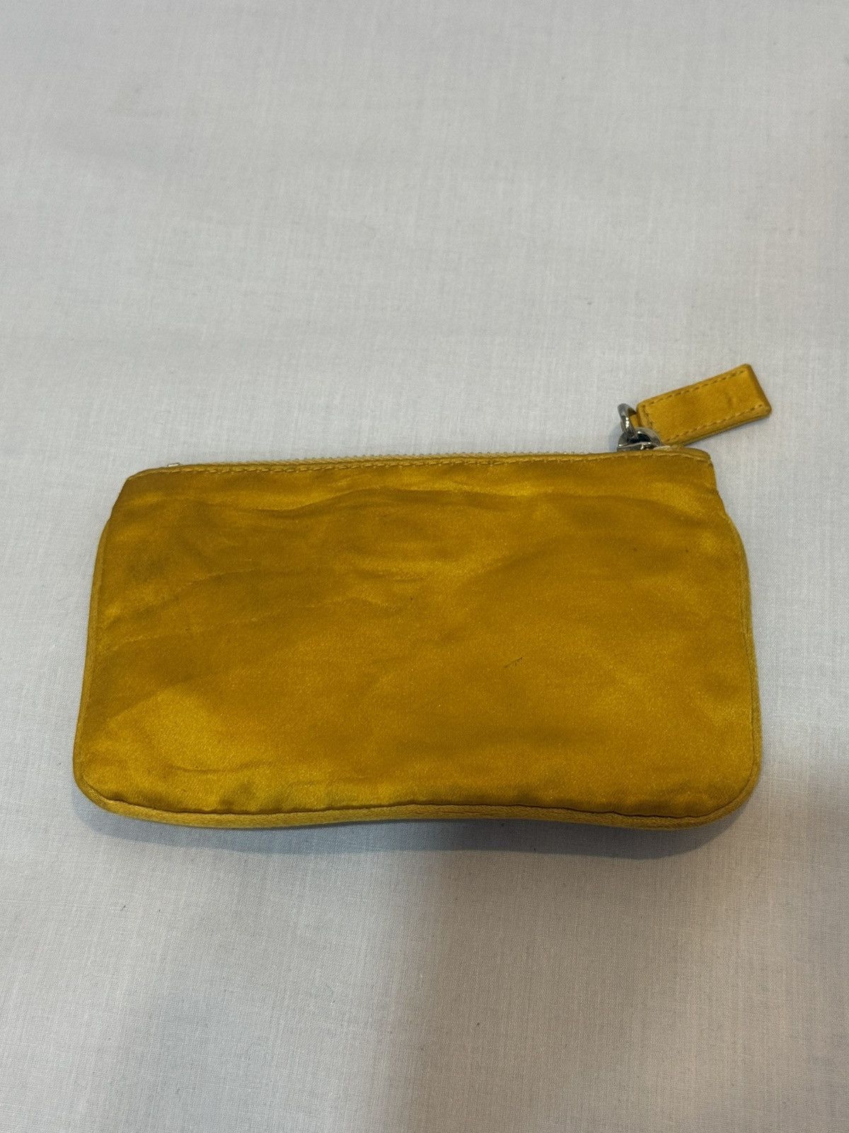 Prada Prada Pouch Clutch TESSUTO Giallo Fluo Nylon Neon Yellow Size ONE SIZE - 6 Thumbnail
