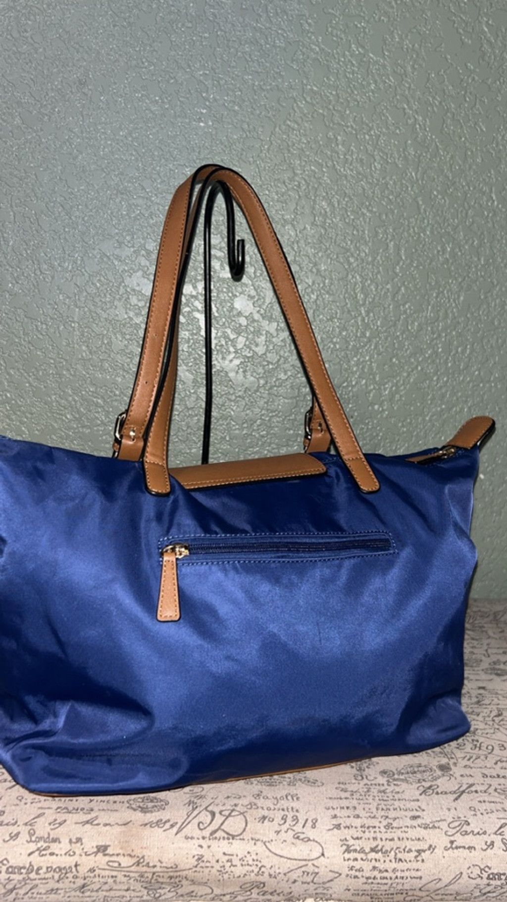 Other Women's Kate & Alex Blue & Brown Tote Bag One Size Size ONE SIZE - 3 Thumbnail