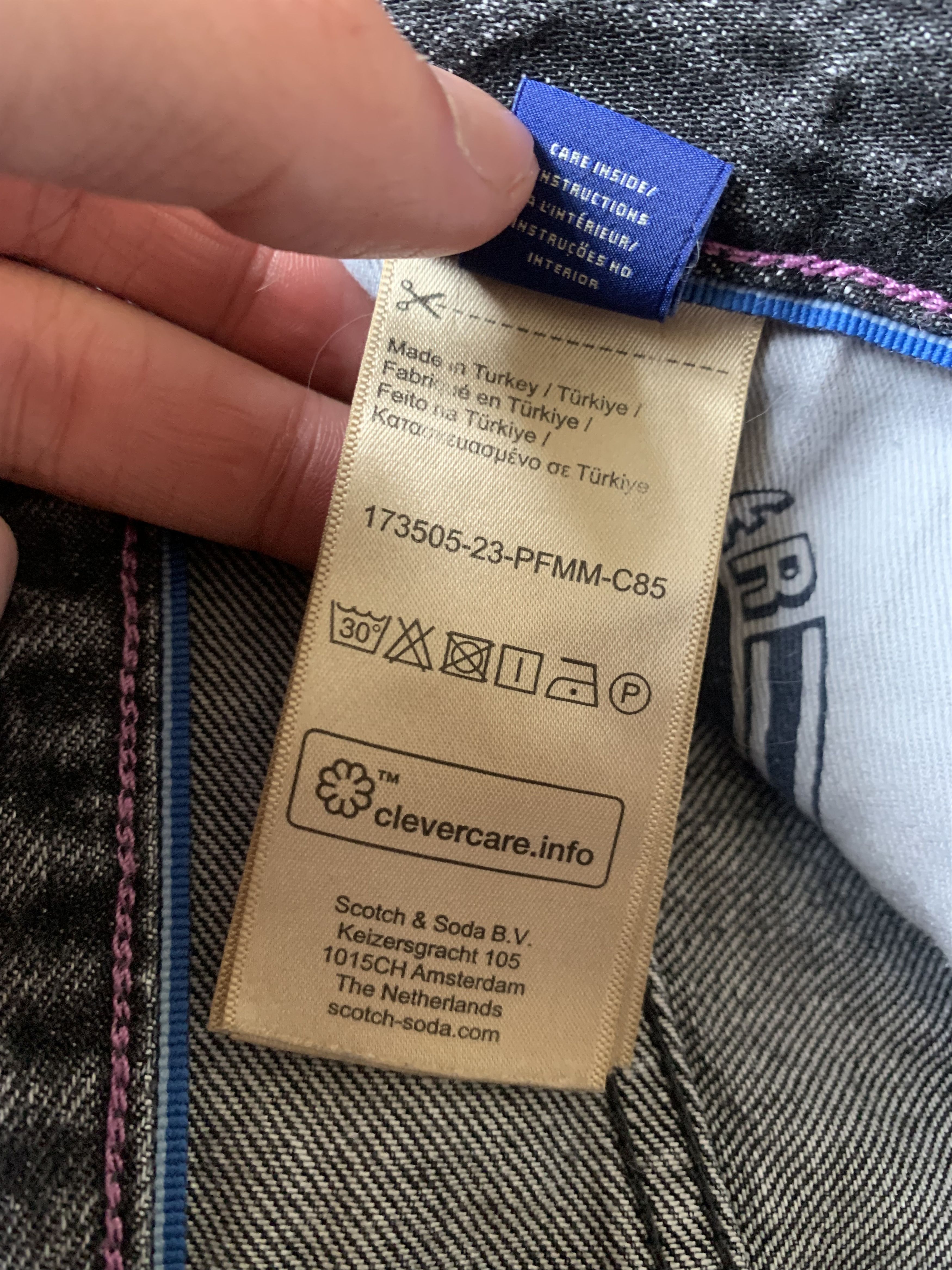Scotch & Soda Scotch & Soda Dean Grey Jeans Size US 28 / EU 44 - 12 Thumbnail