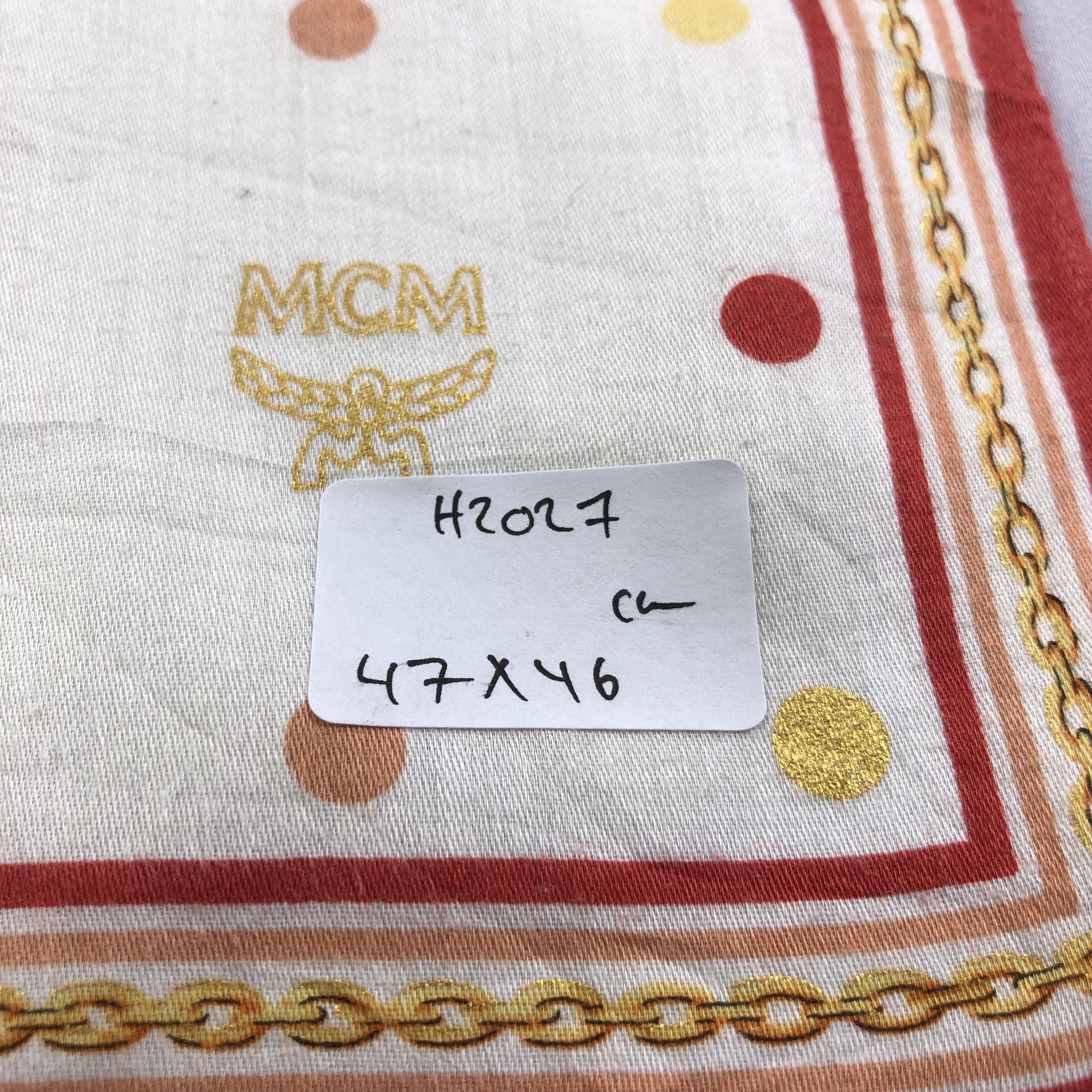 MCM × Vintage MCM Handkerchief Neckerchief Bandana H2027 Size ONE SIZE - 6 Thumbnail