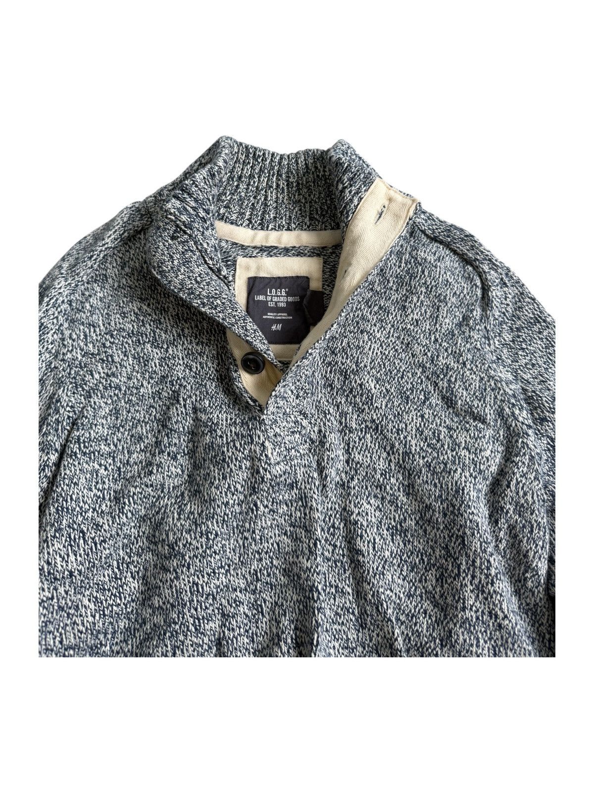 H&M Label OF Graded Goods L.O.G.G x H&M Knit L/S Polo Size US M / EU 48-50 / 2 - 3 Thumbnail