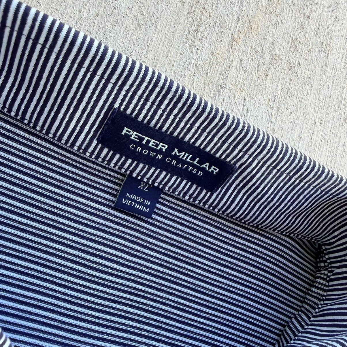 Peter Millar Peter Millar Crown Crafted Polo Shirt Men Size XL Striped Size US XL / EU 56 / 4 - 4 Thumbnail