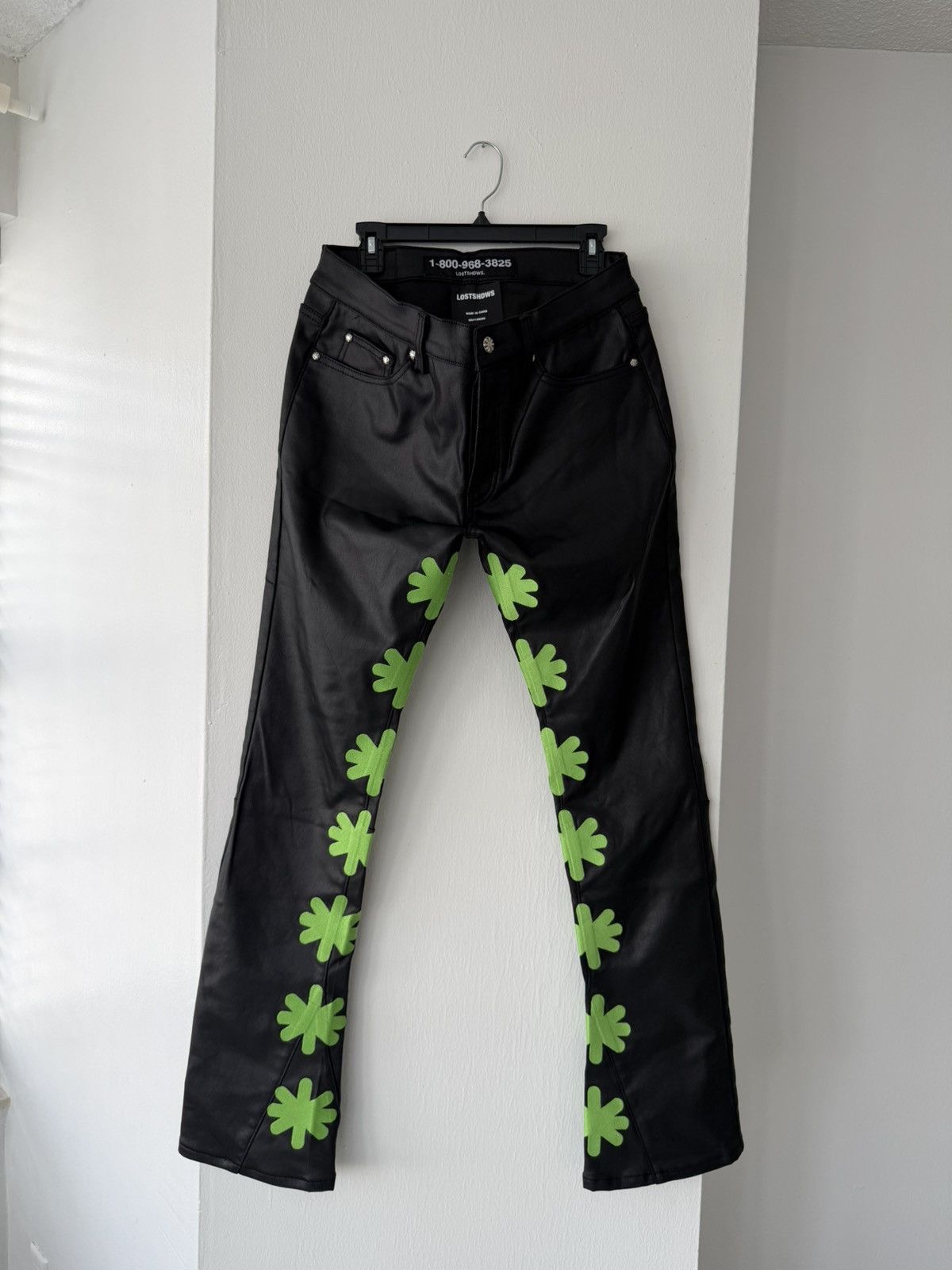 LOSTSHDWS LOSTSHDWS Waxed Denim Pants Size 34 Size US 34 / EU 50 - 1 Thumbnail