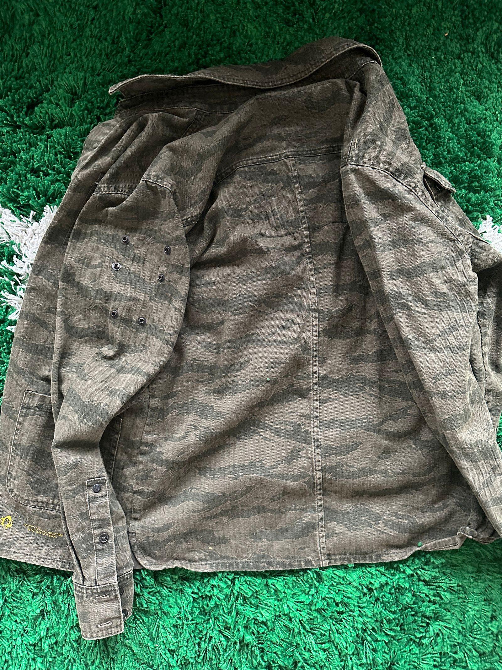 KOJIMA GENES × Playstation × Sony RARE Official Metal Gear Solid - Camo Shirt Jacket Size US M / EU 48-50 / 2 - 7 Thumbnail