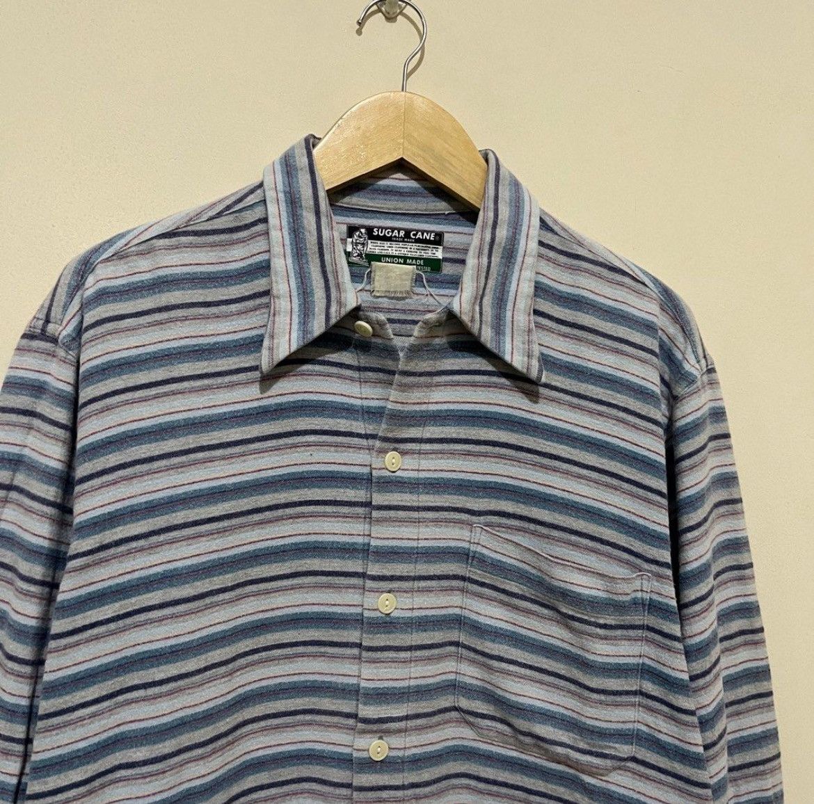 Japanese Brand × Sugar Cane × Toyo Enterprises Sugarcane Flannel Longsleeve Shirt Size US M / EU 48-50 / 2 - 2 Thumbnail